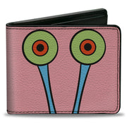 Bi-Fold Wallet - SpongeBob SquarePants Gary the Snail Character Close-Up Pink Bi-Fold Wallets SpongeBob SquarePants