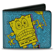 Bi-Fold Wallet - SpongeBob SquarePants BARNACLES Pose Blue Bi-Fold Wallets SpongeBob SquarePants