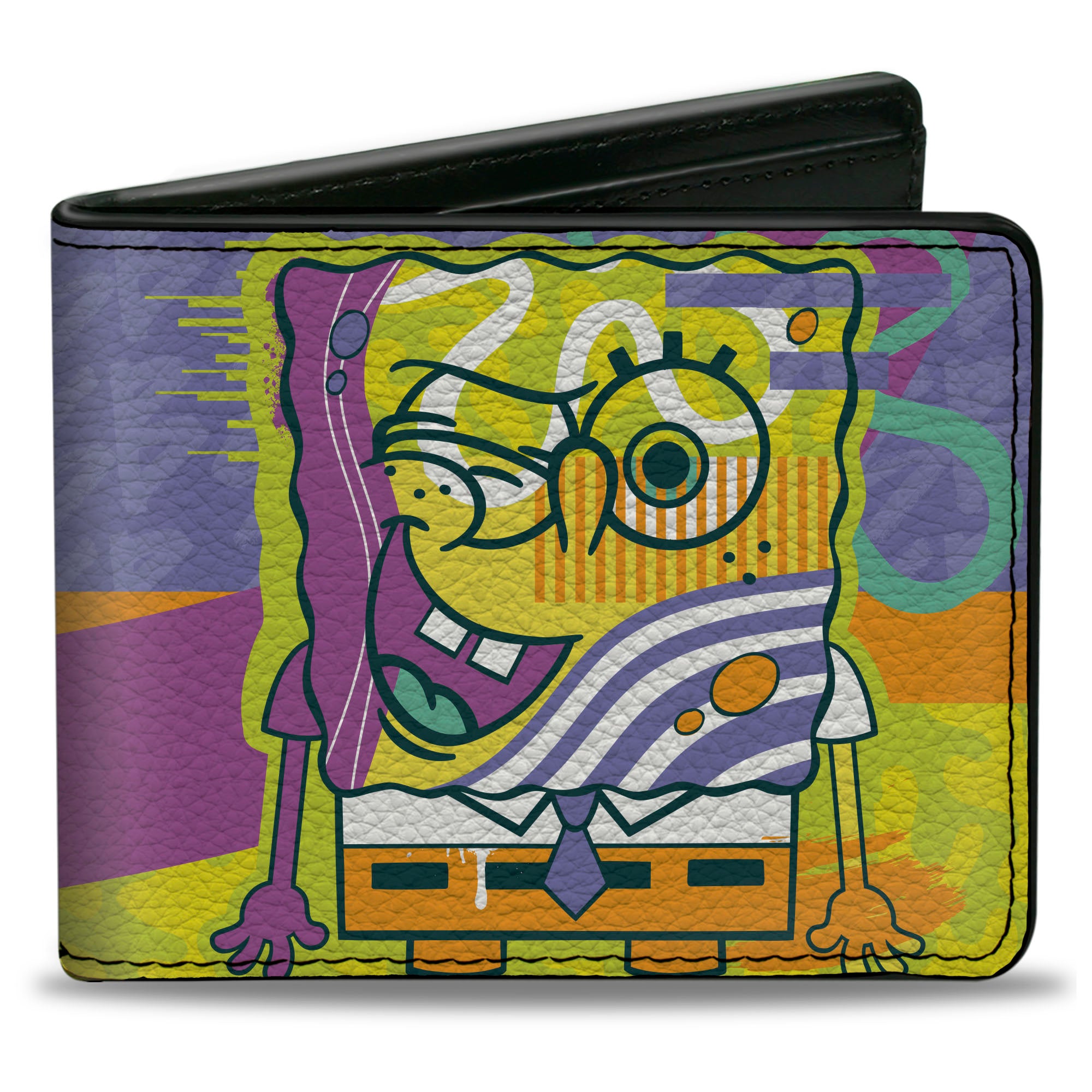 Bi-Fold Wallet - SpongeBob SquarePants Winking Pose Multi Color Bi-Fold Wallets Nickelodeon