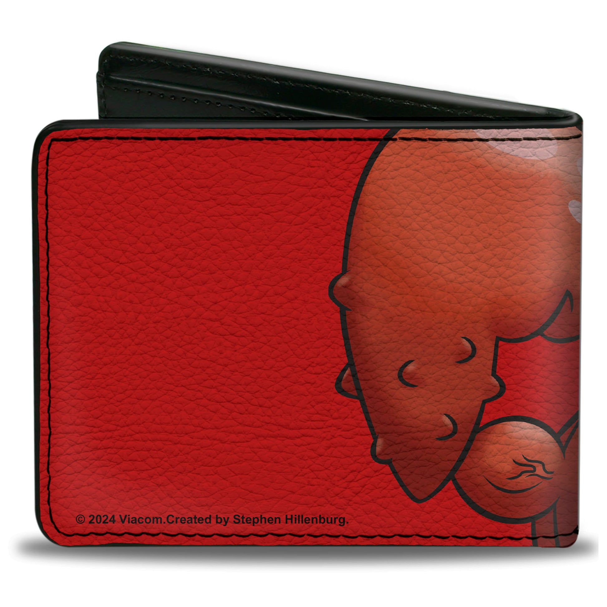 Bi-Fold Wallet - SpongeBob SquarePants Larry the Lobster Flex Pose Red Bi-Fold Wallets SpongeBob SquarePants