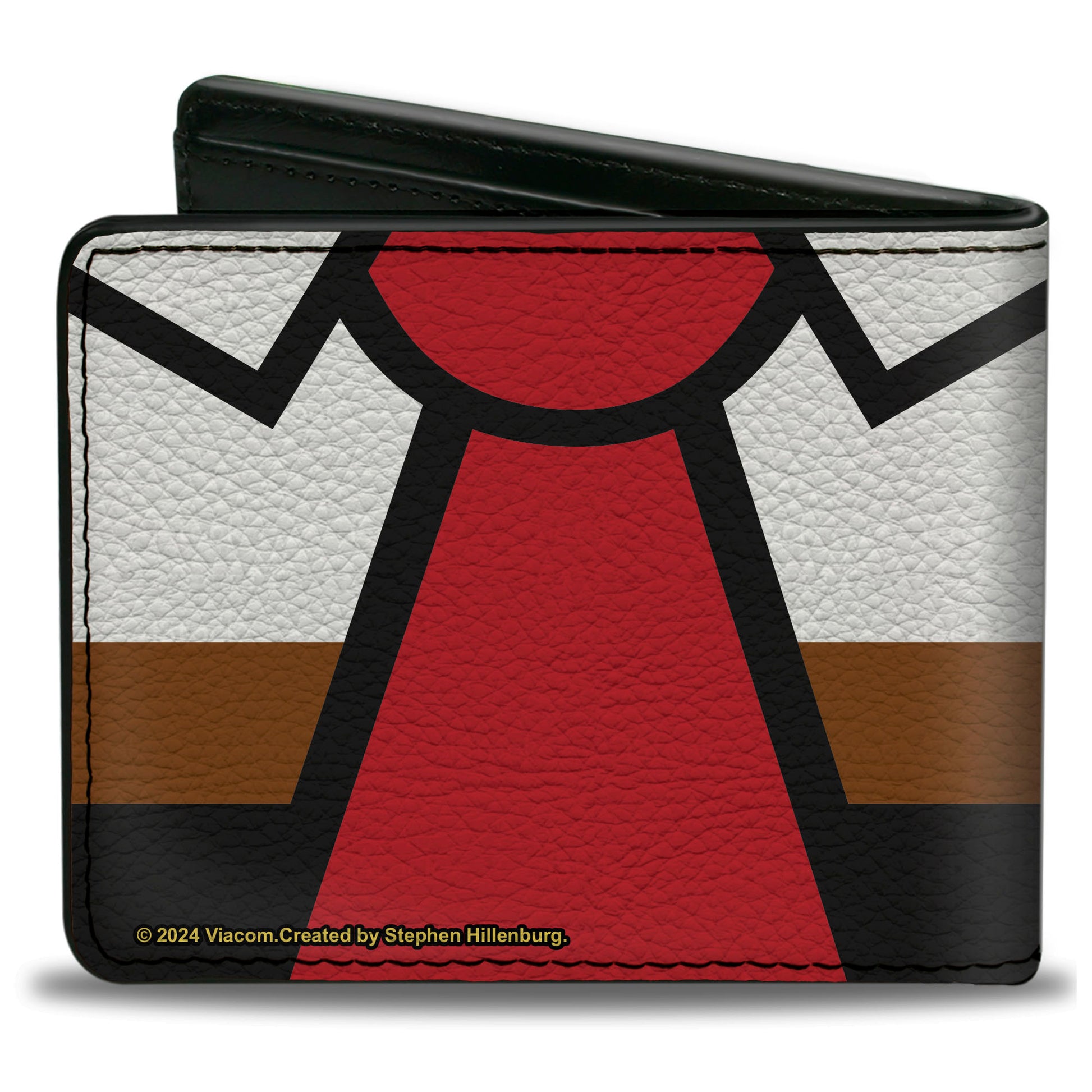 Bi-Fold Wallet - SpongeBob SquarePants Face and Tie Character Close-Up Blocks Bi-Fold Wallets SpongeBob SquarePants