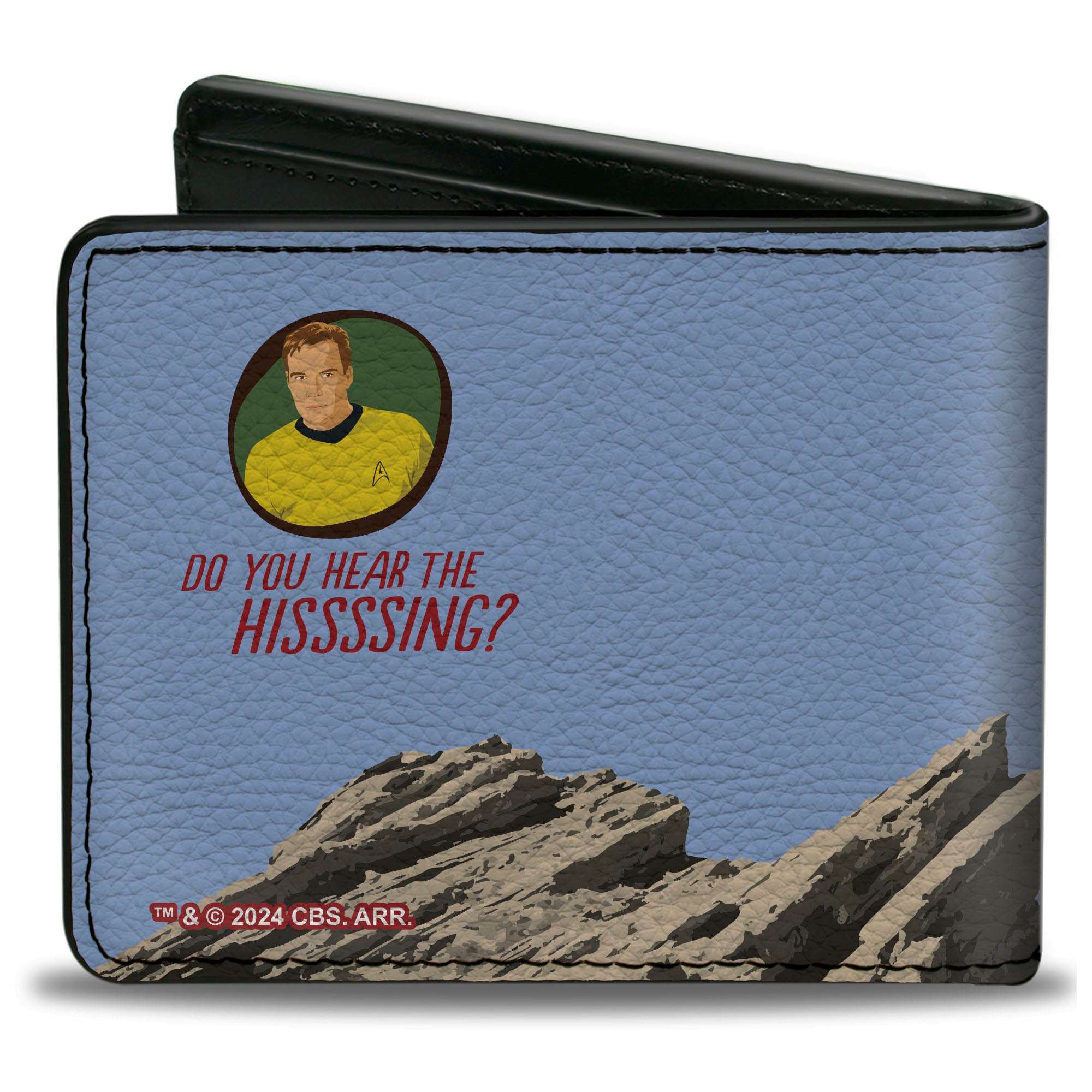 Bi-Fold Wallet - Classic Star Trek ATTACK OF THE GORN Scene and Captain Kirk Quote Bi-Fold Wallets Star Trek