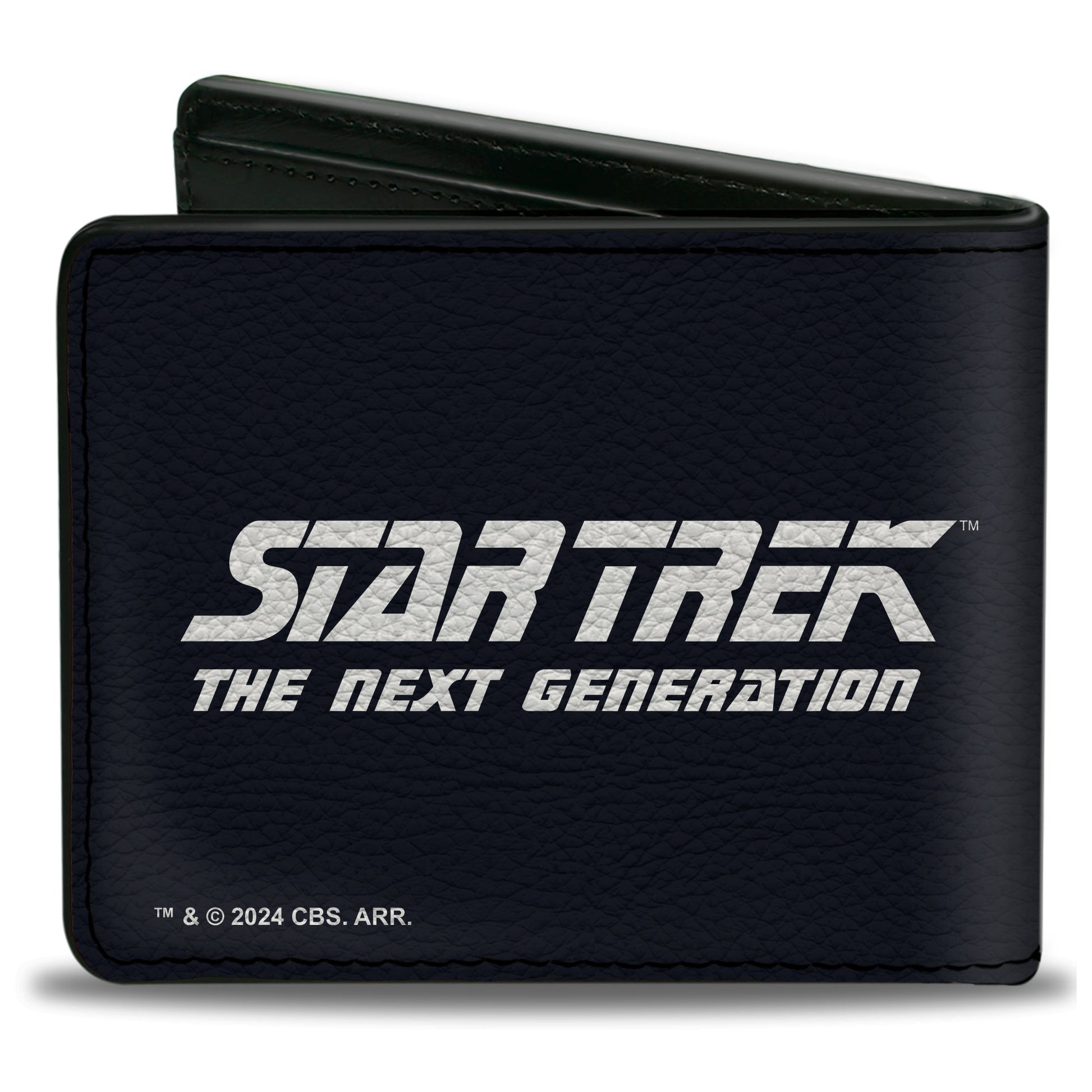 Bi-Fold Wallet - STAR TREK THE NEXT GENERATION Starship Enterprise Voyages Icon Black Bi-Fold Wallets Star Trek