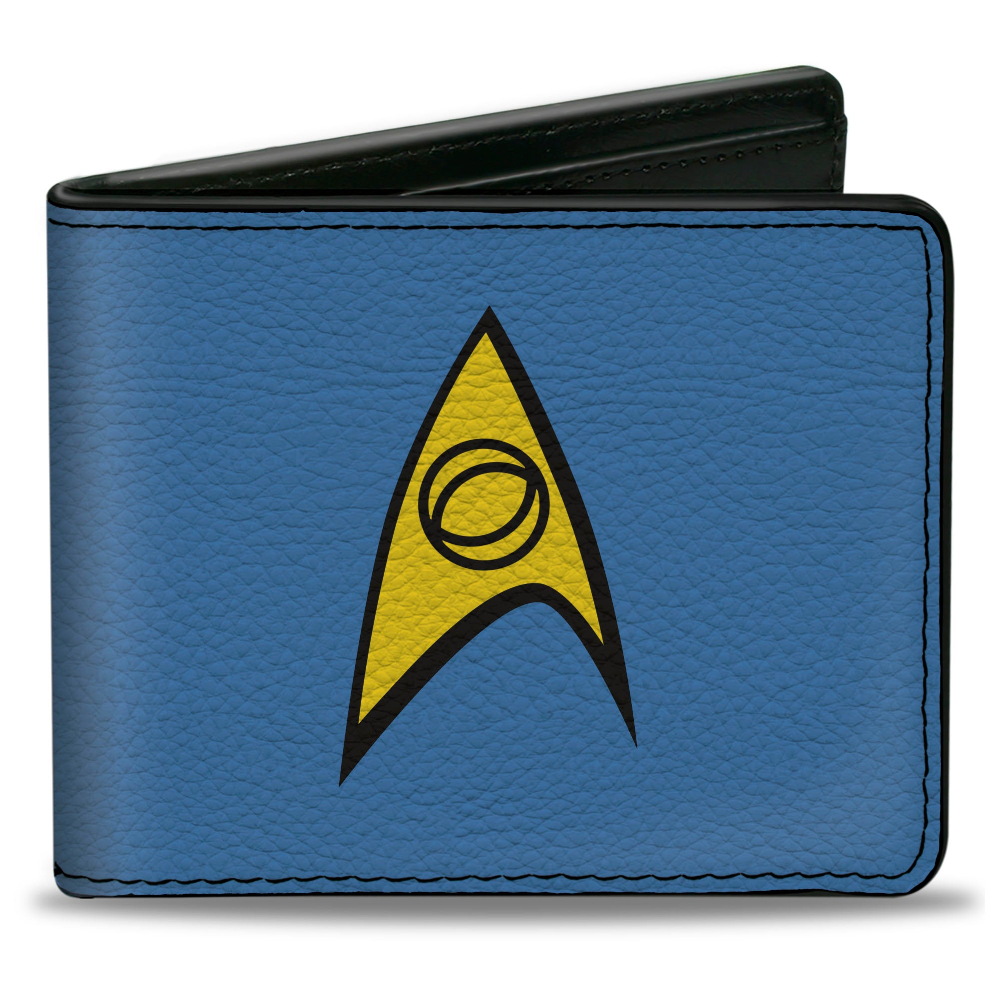 Bi-Fold Wallet - Classic STAR TREK Starfleet Sciences Insignia Logo Blue/Yellow Bi-Fold Wallets Star Trek