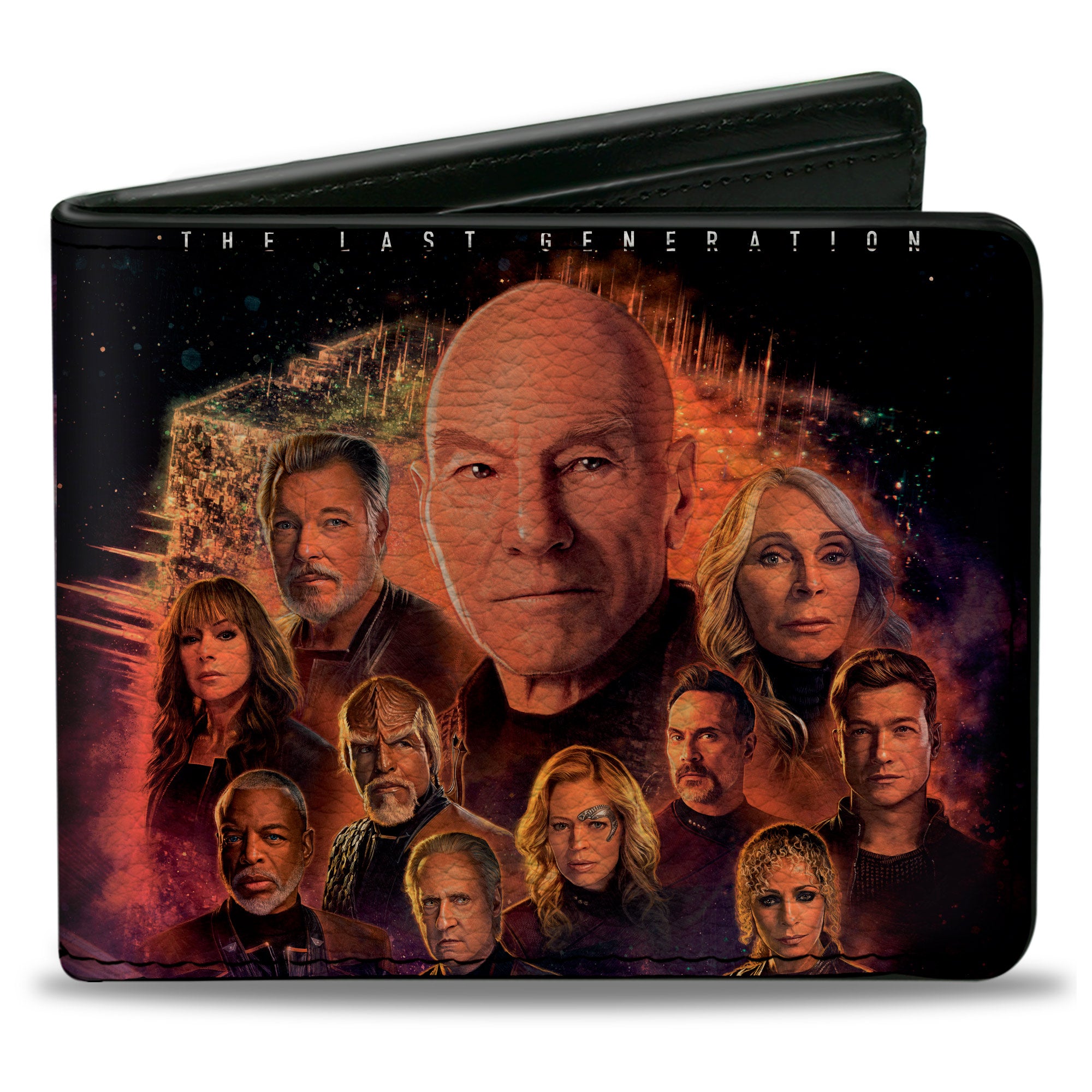 Bi-Fold Wallet - STAR TREK PICARD Group Pose and Title Logo Multi Color Bi-Fold Wallets Star Trek