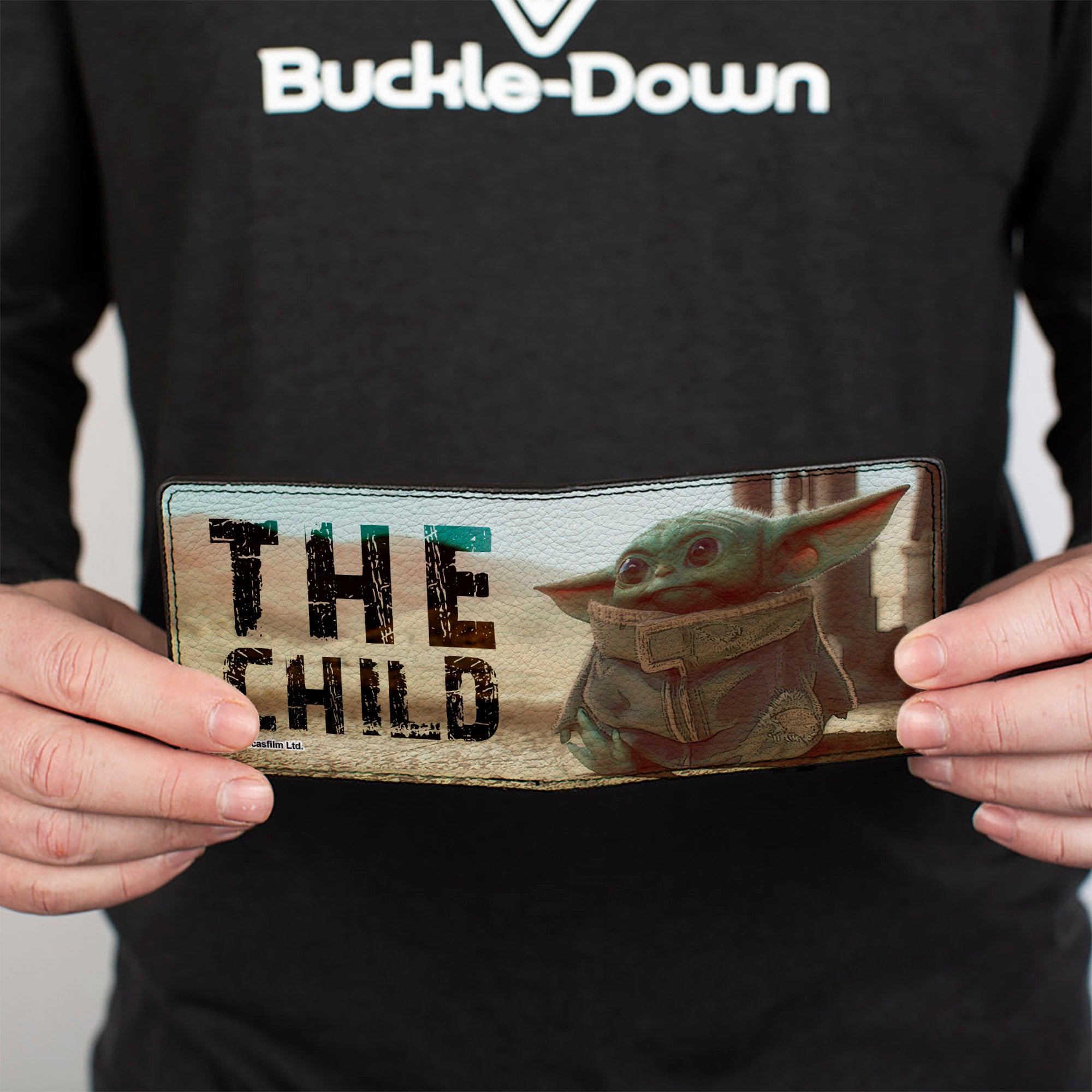 Bi-Fold Wallet - Star Wars THE CHILD Full Body Pose Vivid