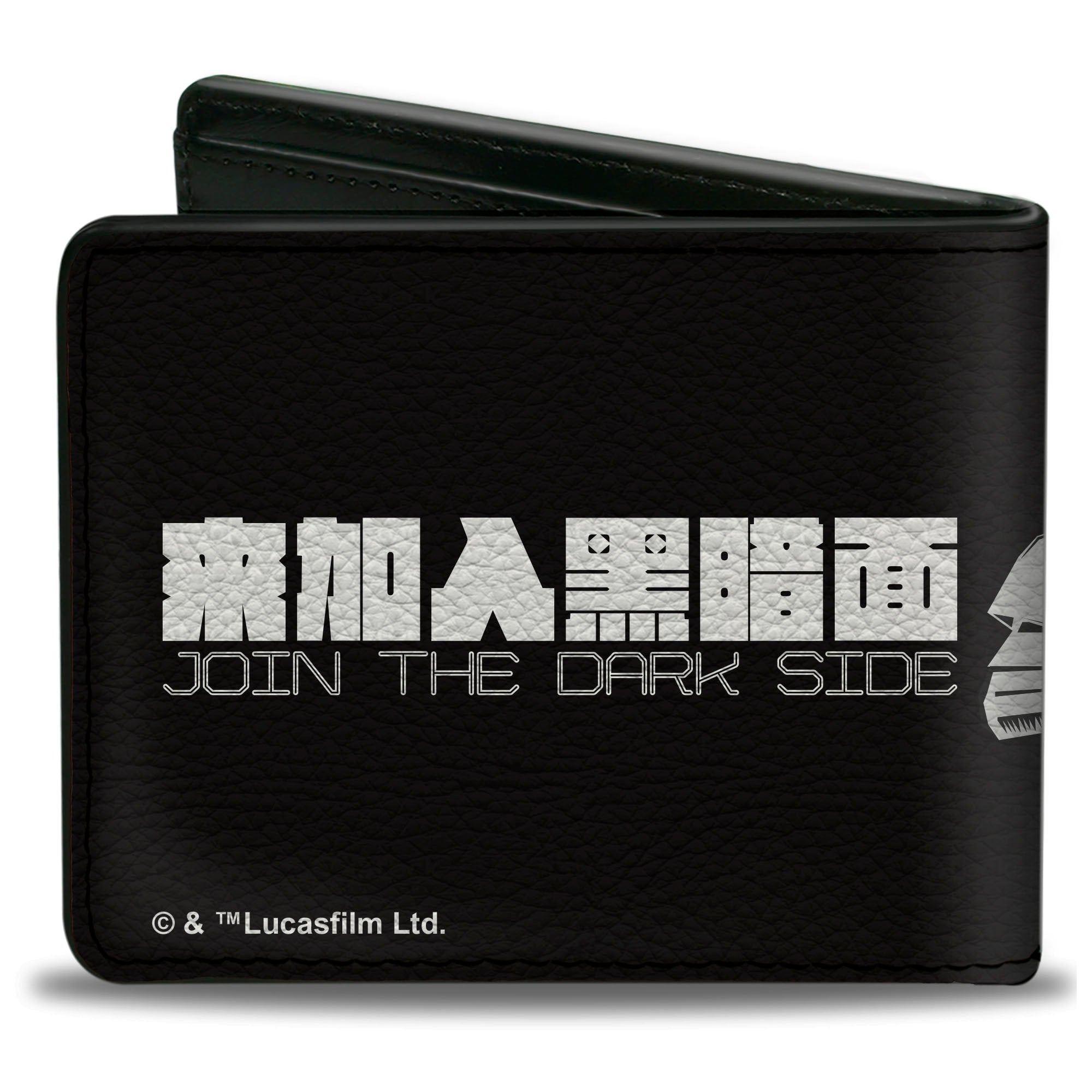 Bi-Fold Wallet - STAR WARS Darth Vader and Stormtroopers JOIN THE DARK SIDE Chinese Black/White