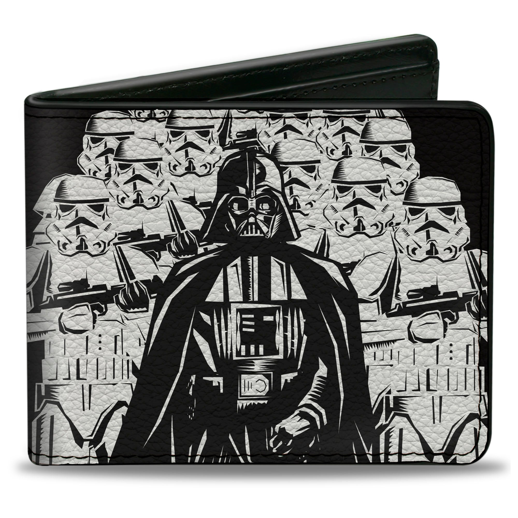 Bi-Fold Wallet - STAR WARS Darth Vader and Stormtroopers JOIN THE DARK SIDE Chinese Black/White