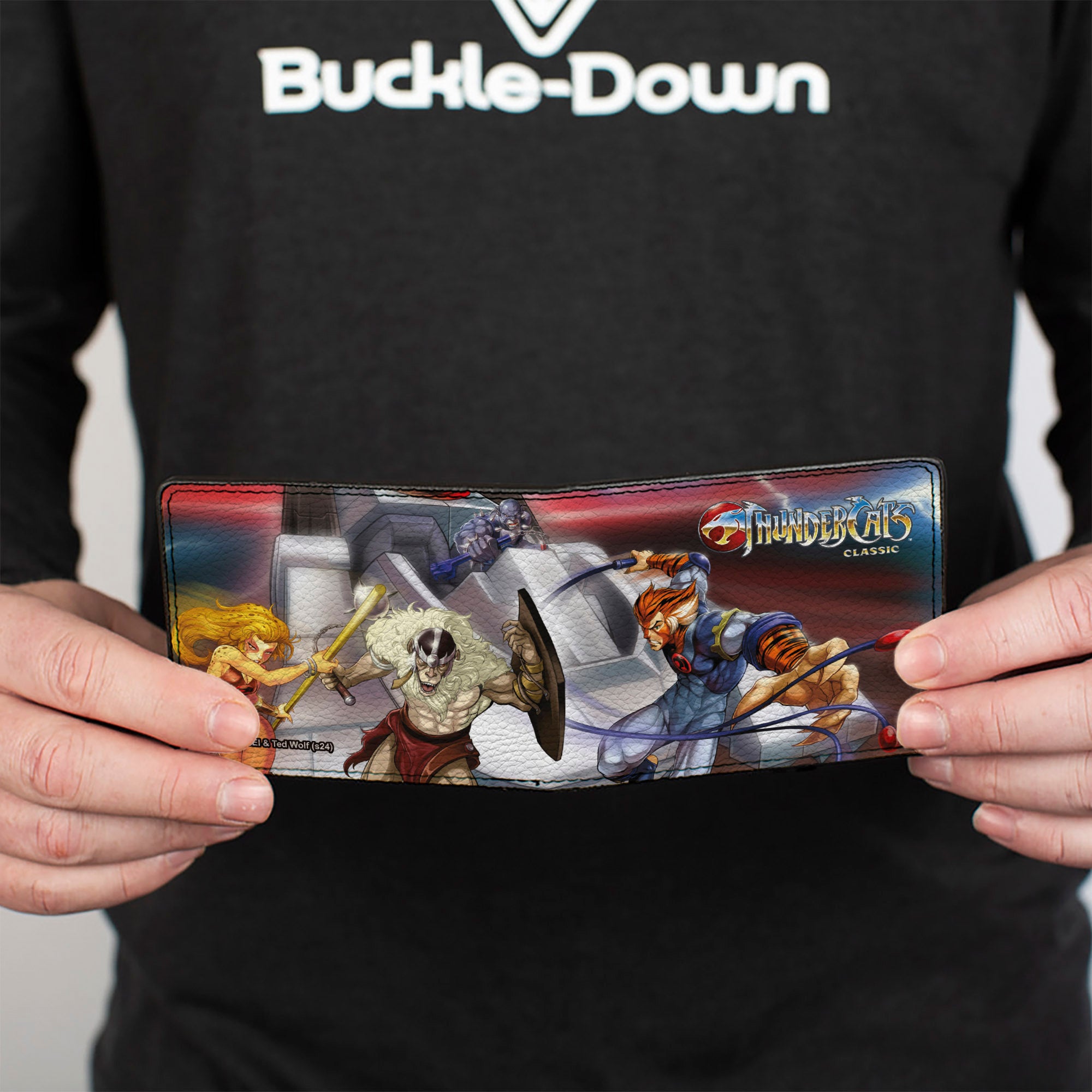 Bi-Fold Wallet - Thundercats and Monkian Action Pose and Title Logo Bi-Fold Wallets ThunderCats
