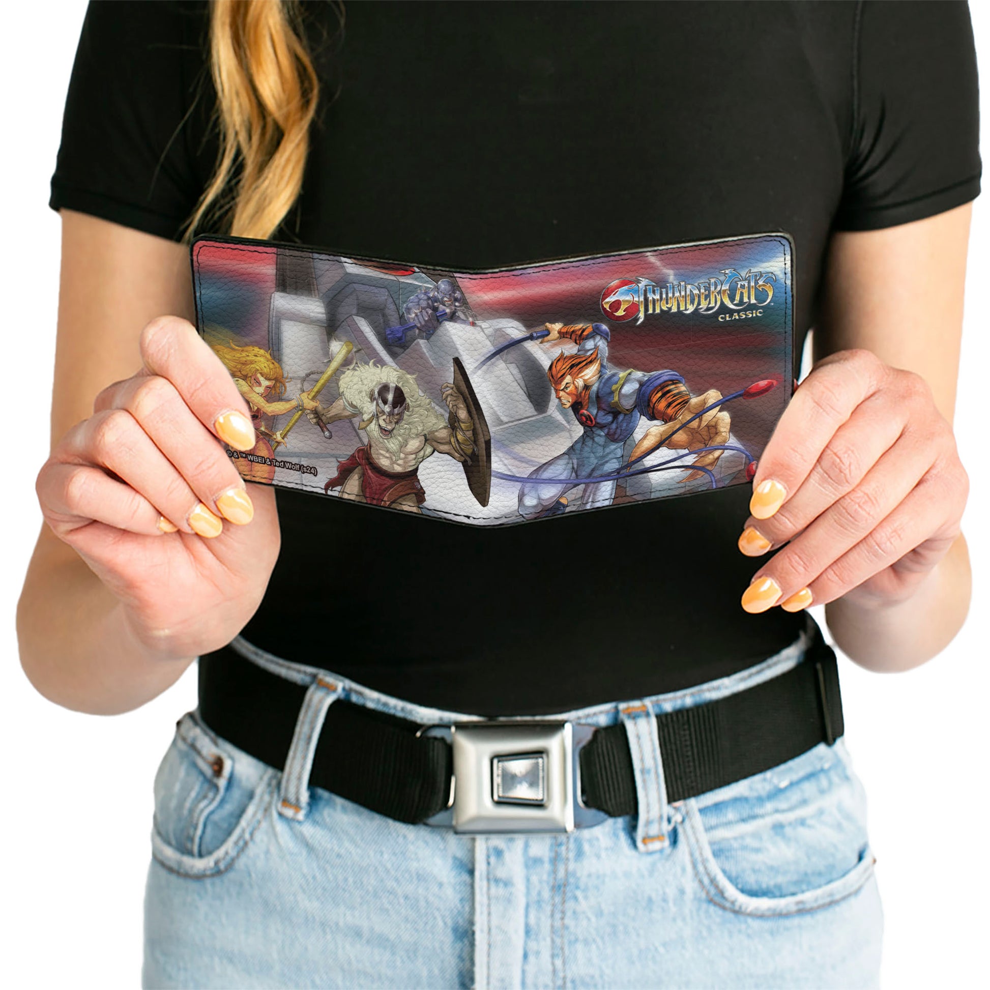 Bi-Fold Wallet - Thundercats and Monkian Action Pose and Title Logo Bi-Fold Wallets ThunderCats