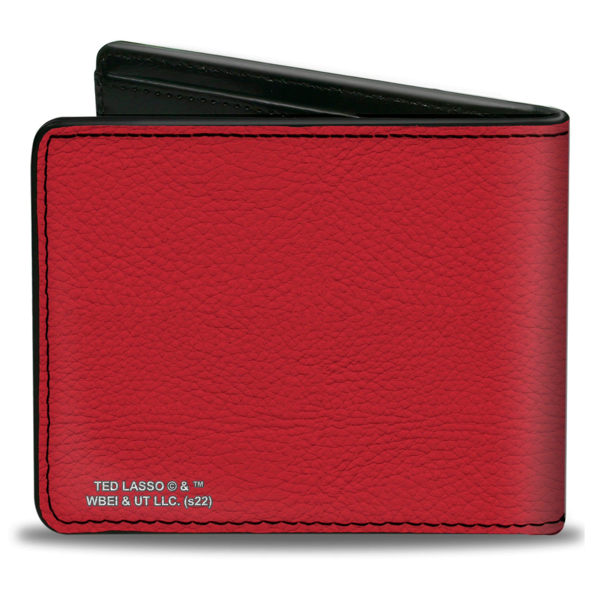 Bi-Fold Wallet - Ted Lasso Icon and Text Red White Blue Yellow Bi-Fold Wallets Ted Lasso