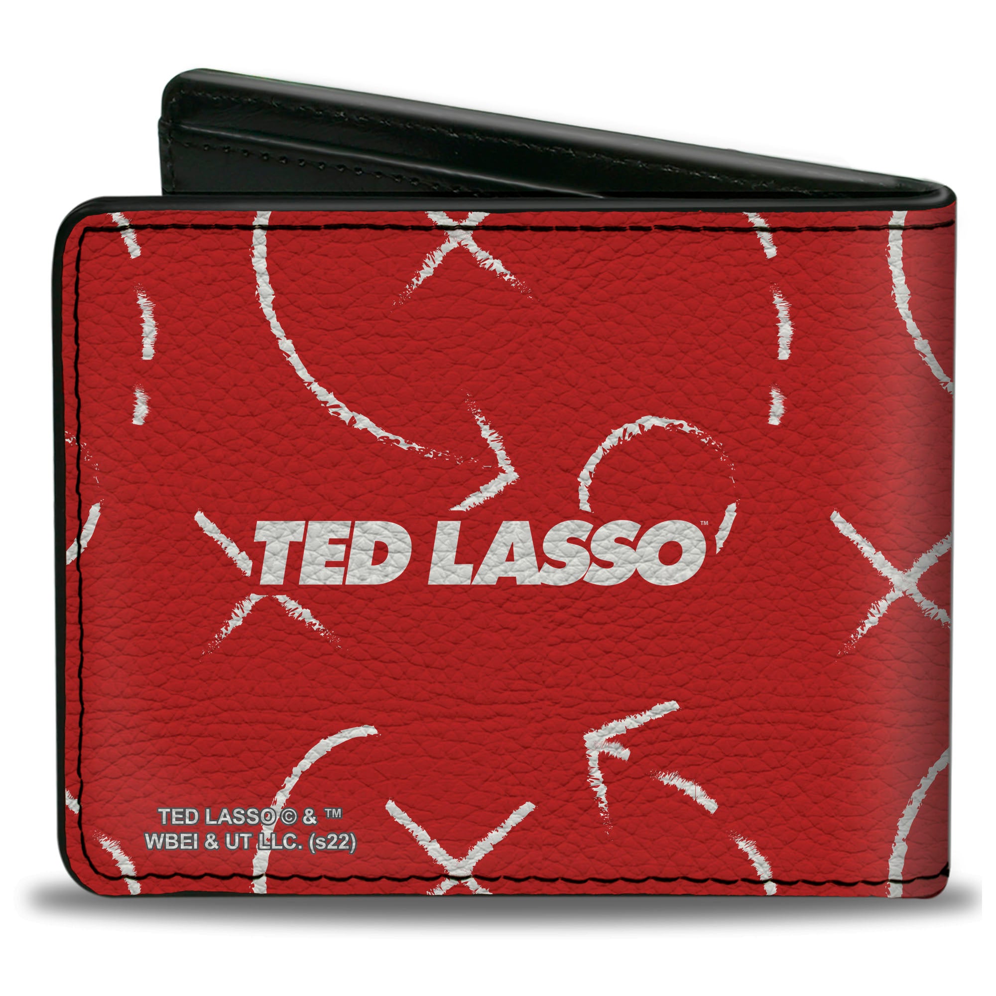 Bi-Fold Wallet - Ted Lasso WE'RE A TEAM WE WEAR THE SAME KIT Quote Badge Red Navy White Bi-Fold Wallets Ted Lasso