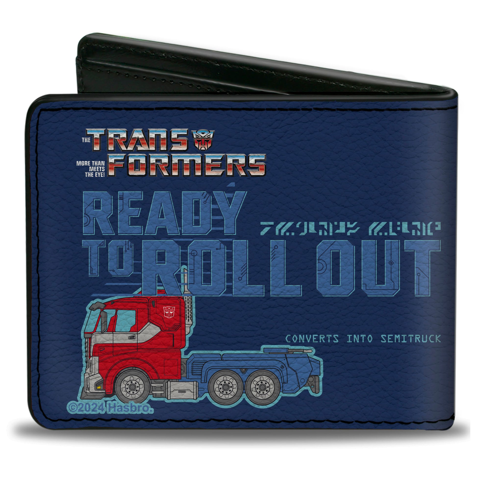 Bi-Fold Wallet - Transformers OPTIMUS PRIME AUTOBOT READY TO ROLL OUT and Semi Blues Bi-Fold Wallets Transformers