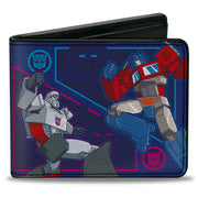Bi-Fold Wallet - Transformers Autobots and Decepticons ROBOTS IN DISGUISE Pose and Logo Blues Bi-Fold Wallets Transformers