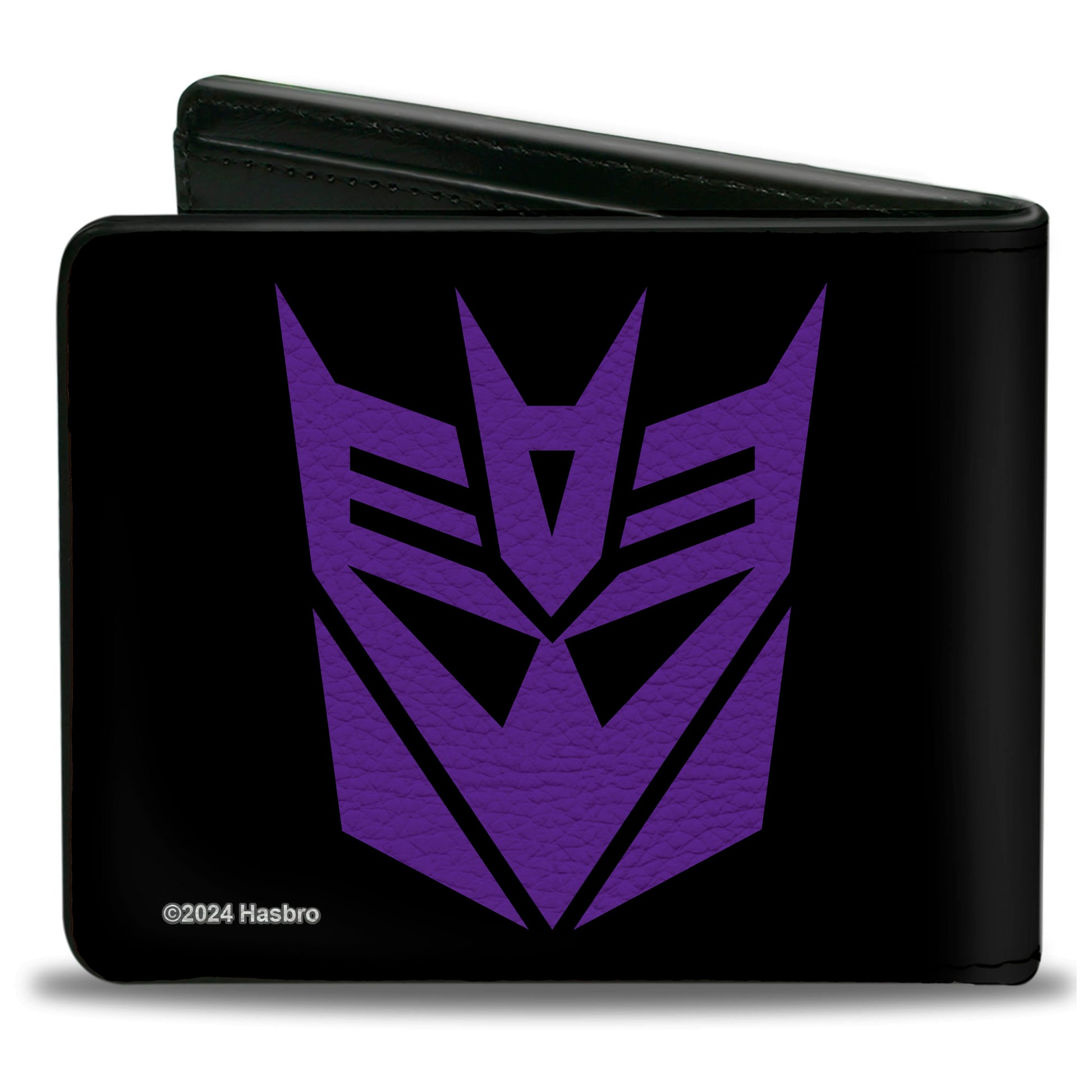 Bi-Fold Wallet - Transformers Decepticon Shield Black/Purple Bi-Fold Wallets Transformers