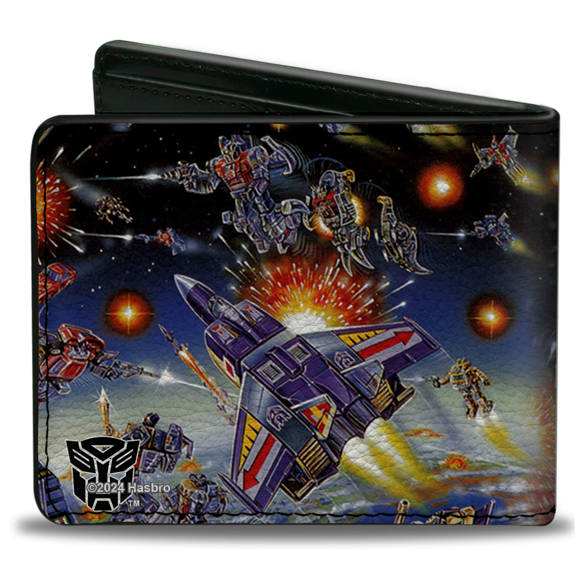 Bi-Fold Wallet - Transformers Constructicon Devastator Dinobots Battle Scene Bi-Fold Wallets Transformers