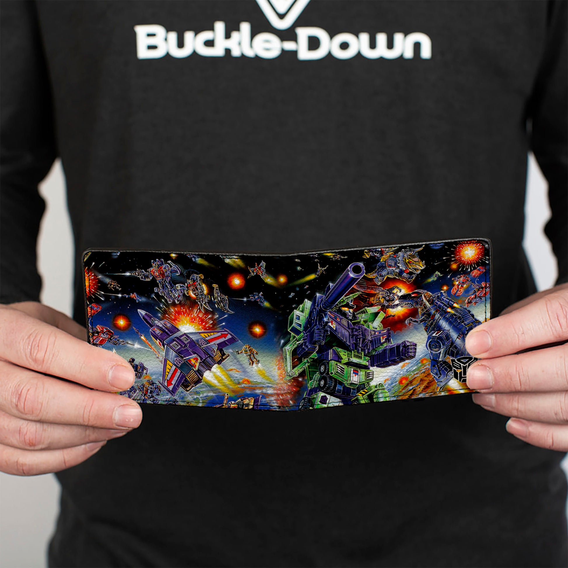 Bi-Fold Wallet - Transformers Constructicon Devastator Dinobots Battle Scene Bi-Fold Wallets Transformers