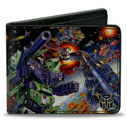 Bi-Fold Wallet - Transformers Constructicon Devastator Dinobots Battle Scene Bi-Fold Wallets Transformers