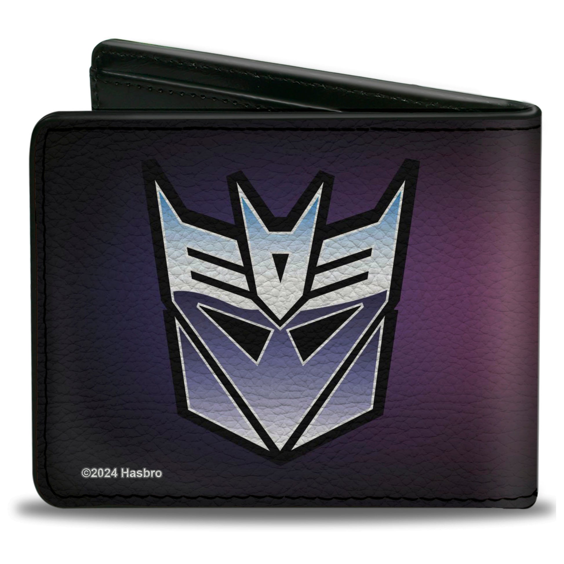 Bi-Fold Wallet - Transformers Autobot and Decepticon Gradient Shields Reds/Purples Bi-Fold Wallets Transformers