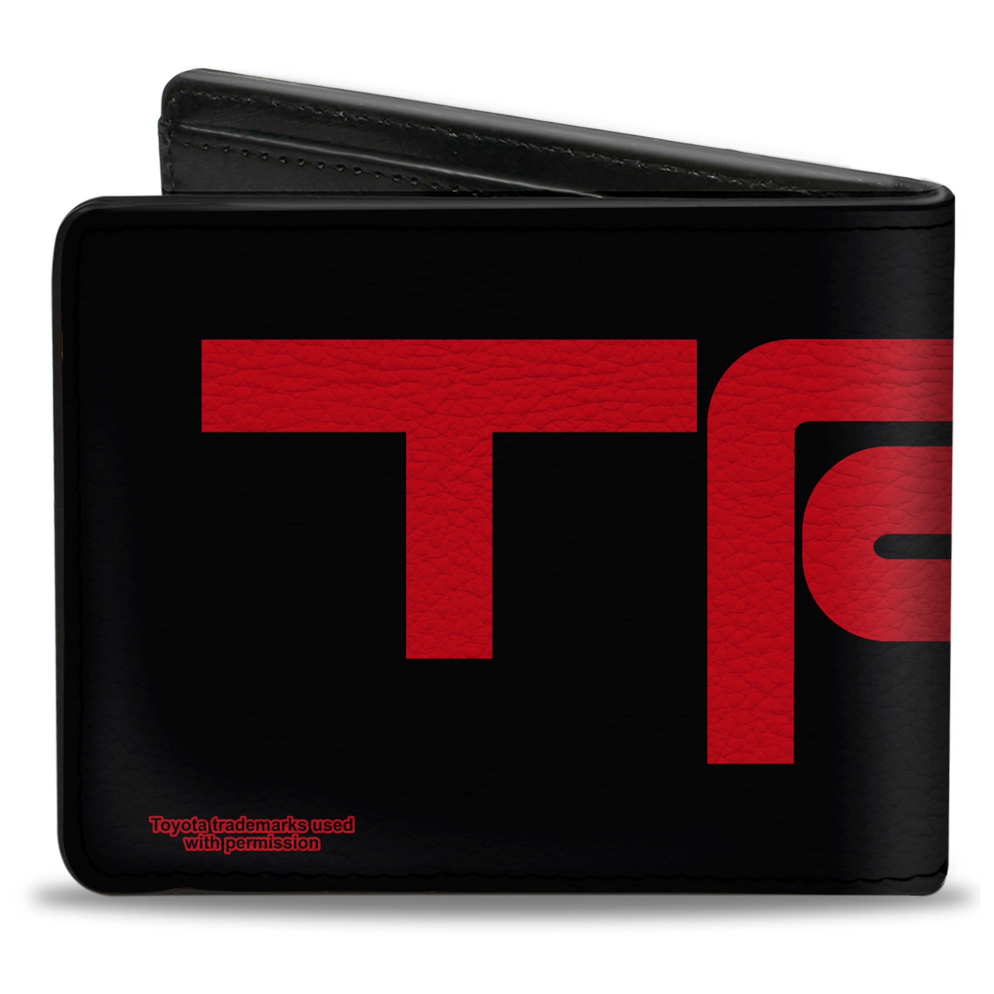 Bi-Fold Wallet - Toyota Racing Development TRD Logo Stretch Black/Red Bi-Fold Wallets Toyota