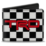 Bi-Fold Wallet - Toyota Racing Development TRD Logo Checker Black/White/Red Bi-Fold Wallets Toyota