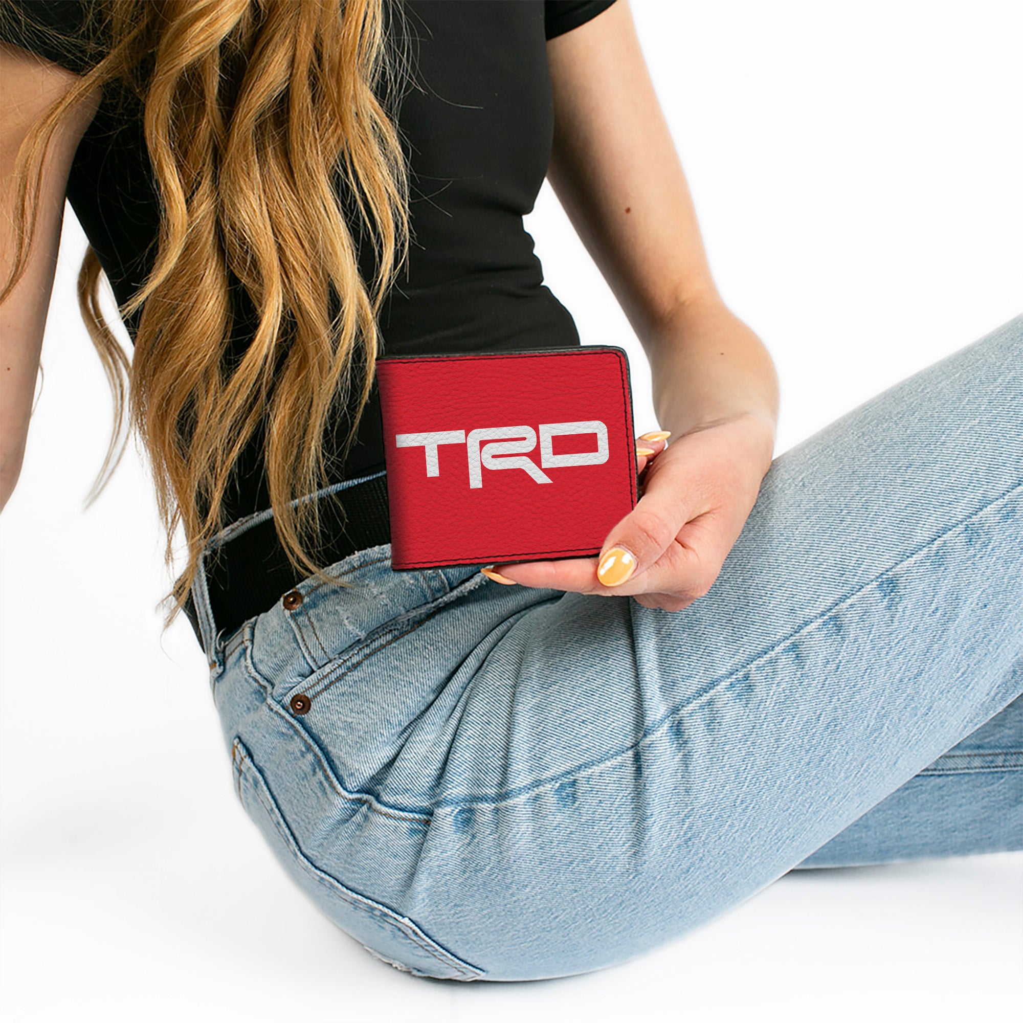Bi-Fold Wallet - Toyota Racing Development TRD Logo Red/White Bi-Fold Wallets Toyota