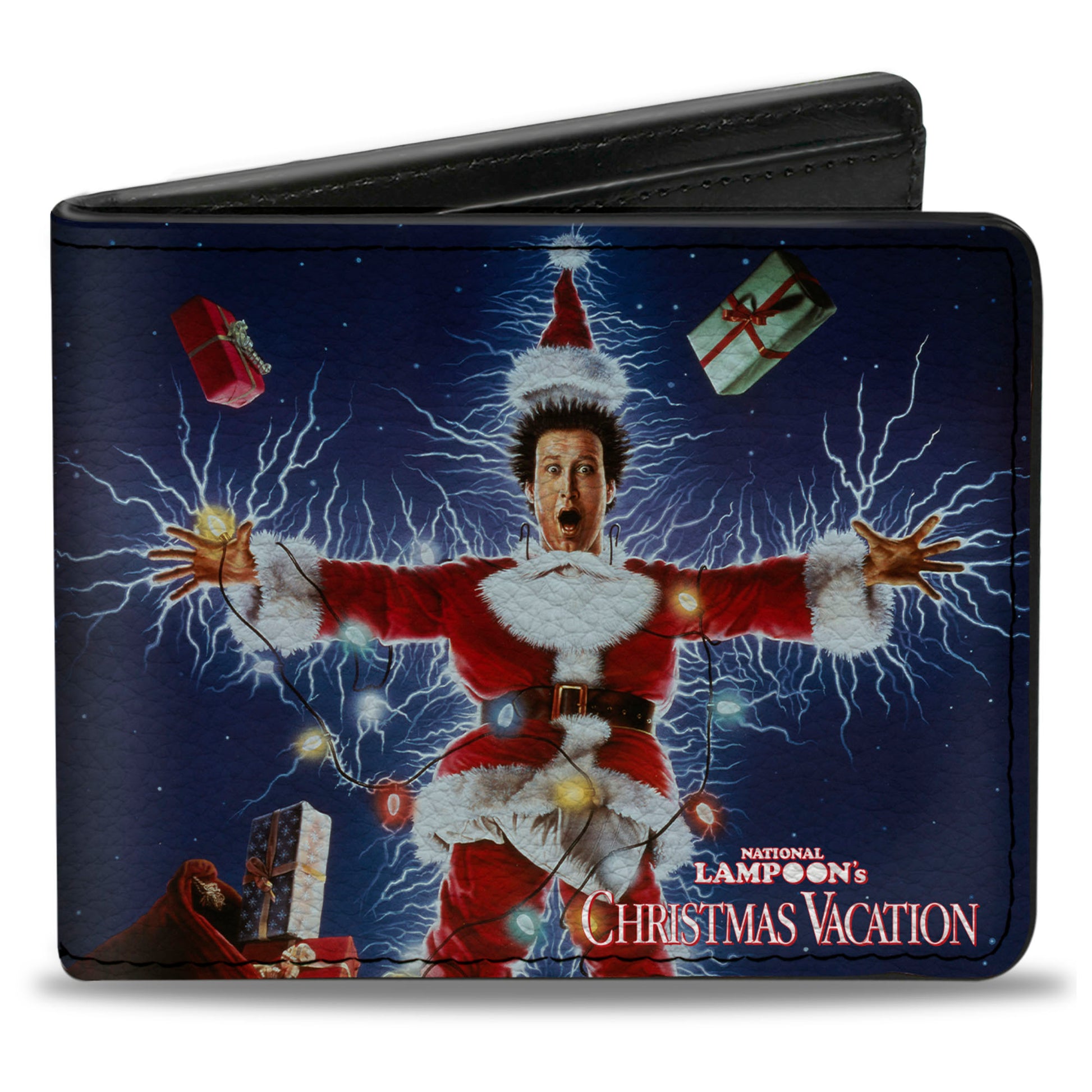 Bi-Fold Wallet - National Lampoon's Christmas Vacation Santa Clark Shock Pose Bi-Fold Wallets National Lampoon's