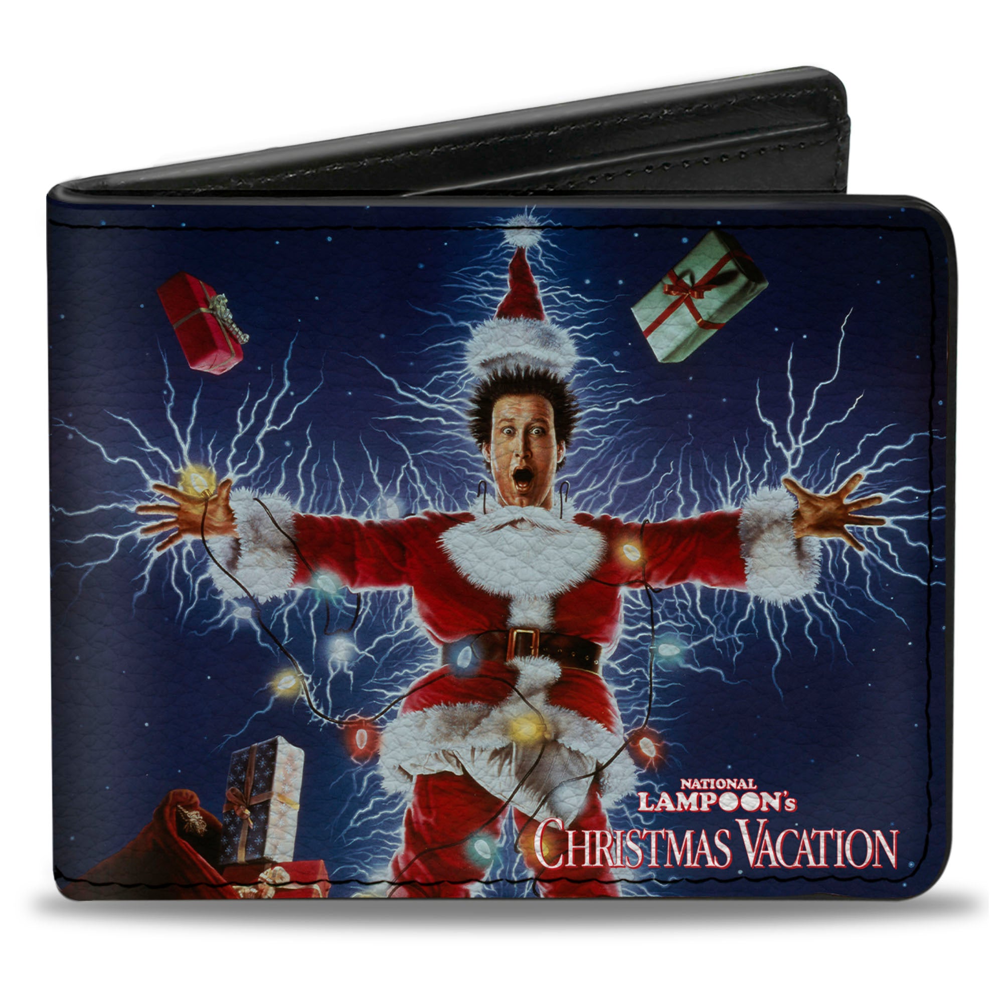 Bi-Fold Wallet - National Lampoon's Christmas Vacation Santa Clark Shock Pose Bi-Fold Wallets National Lampoon's