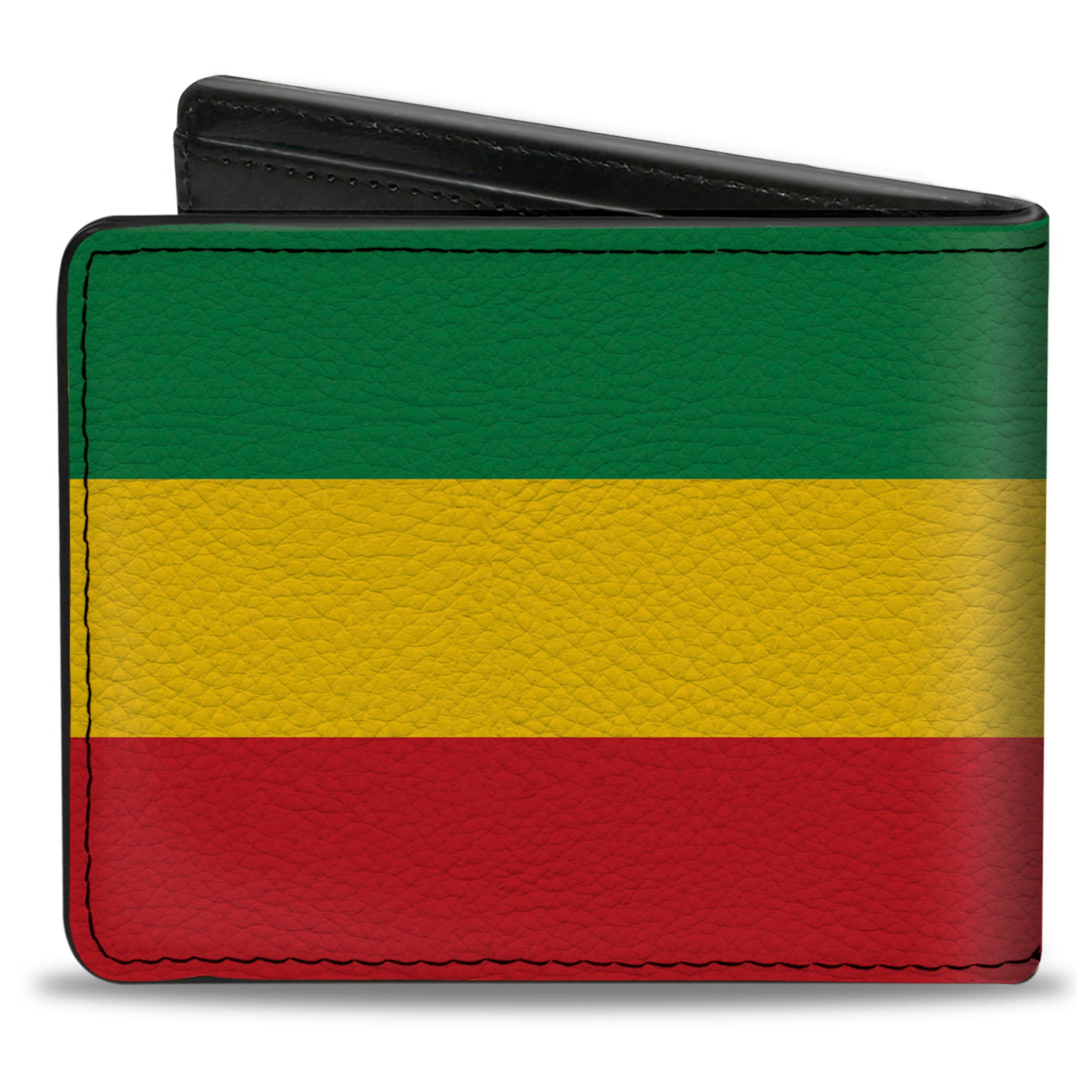 Bi-Fold Wallet - Rasta Bi-Fold Wallets Buckle-Down