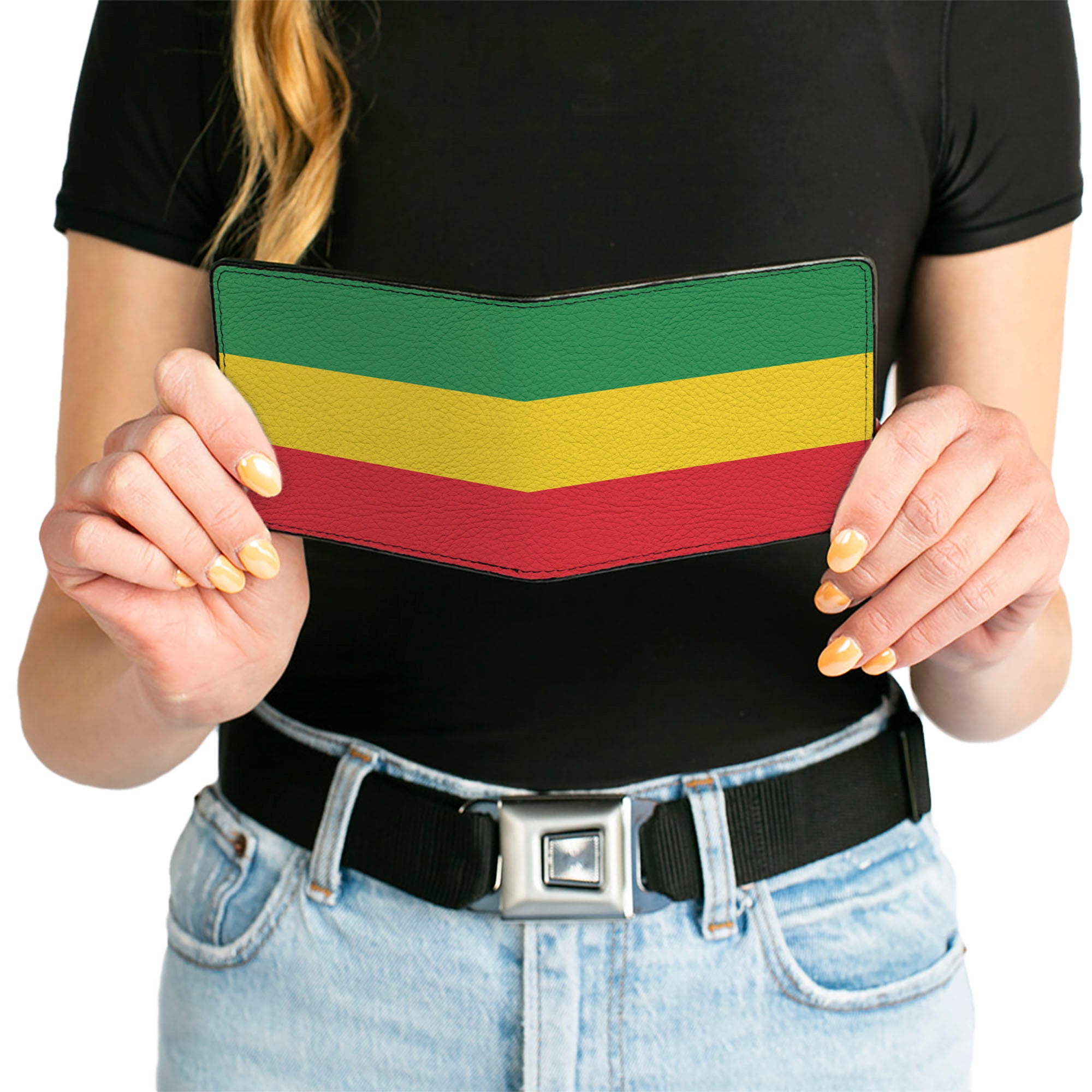 Bi-Fold Wallet - Rasta Bi-Fold Wallets Buckle-Down