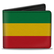 Bi-Fold Wallet - Rasta Bi-Fold Wallets Buckle-Down