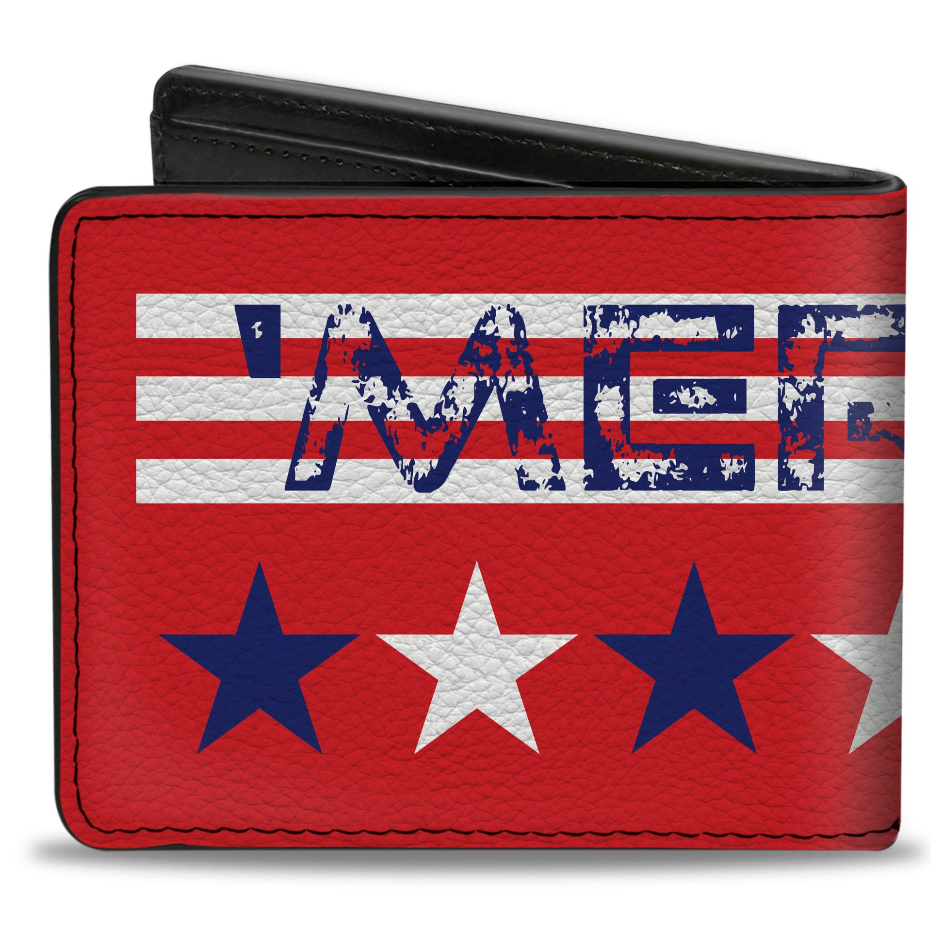Bi-Fold Wallet - 'MERICA Stripes Stars Red White Blue Bi-Fold Wallets Buckle-Down