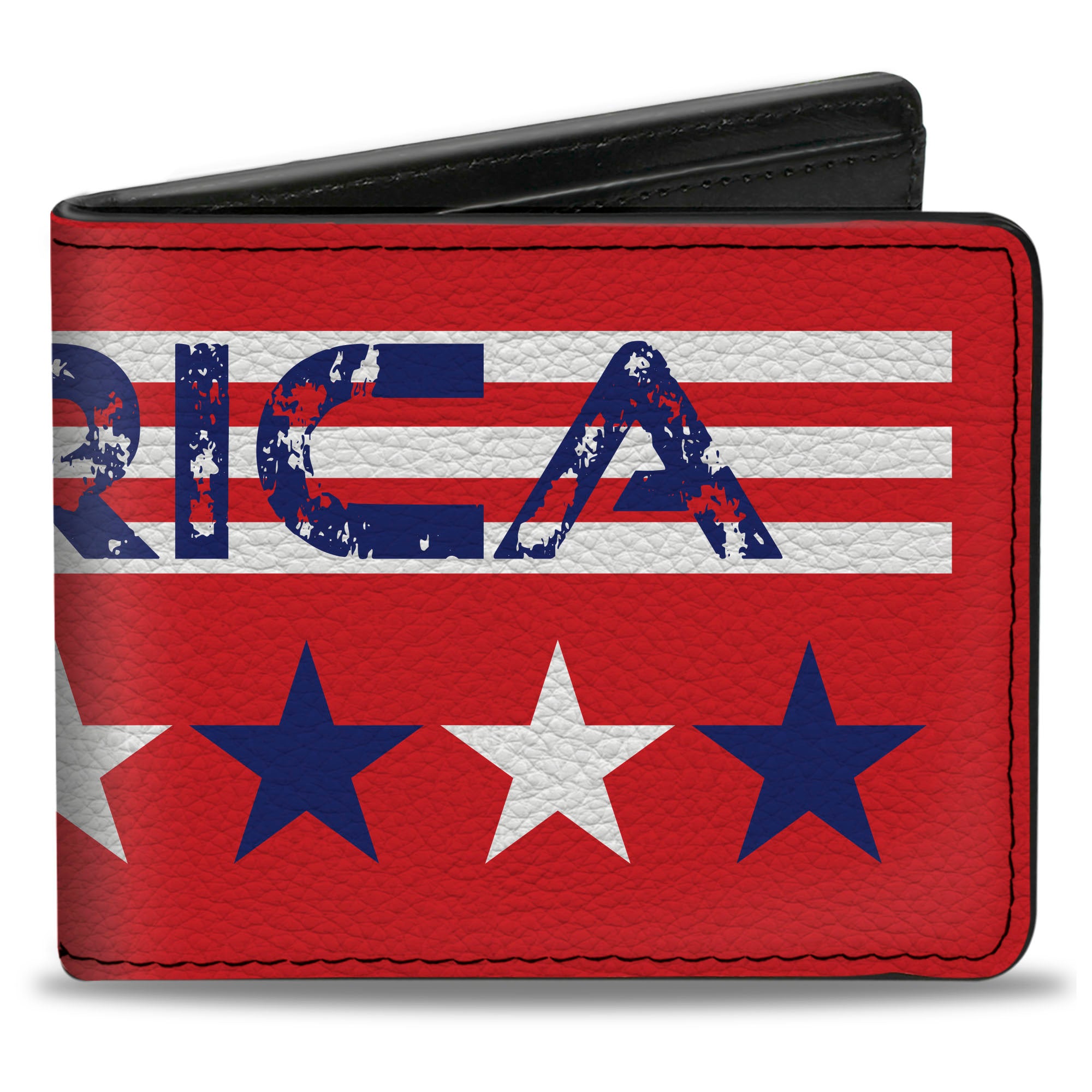 Bi-Fold Wallet - 'MERICA Stripes Stars Red White Blue Bi-Fold Wallets Buckle-Down