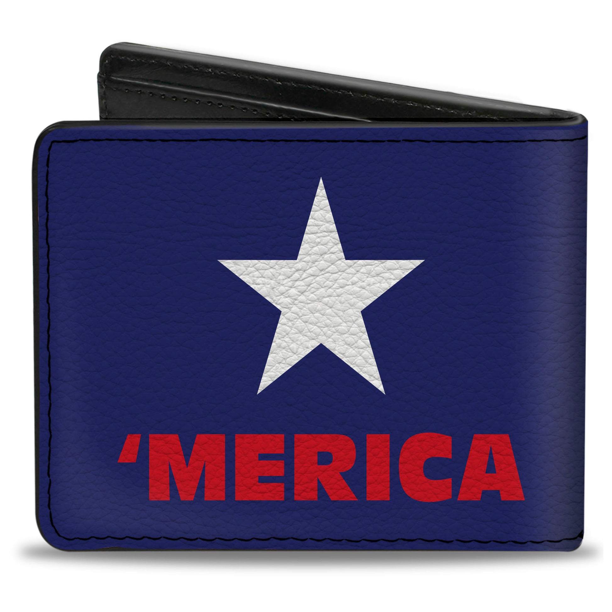 Bi-Fold Wallet - 'MERICA Star Blue Red White Bi-Fold Wallets Buckle-Down
