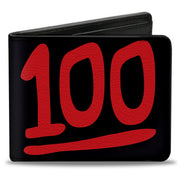 Bi-Fold Wallet - 100 Repeat Black Red Bi-Fold Wallets Buckle-Down