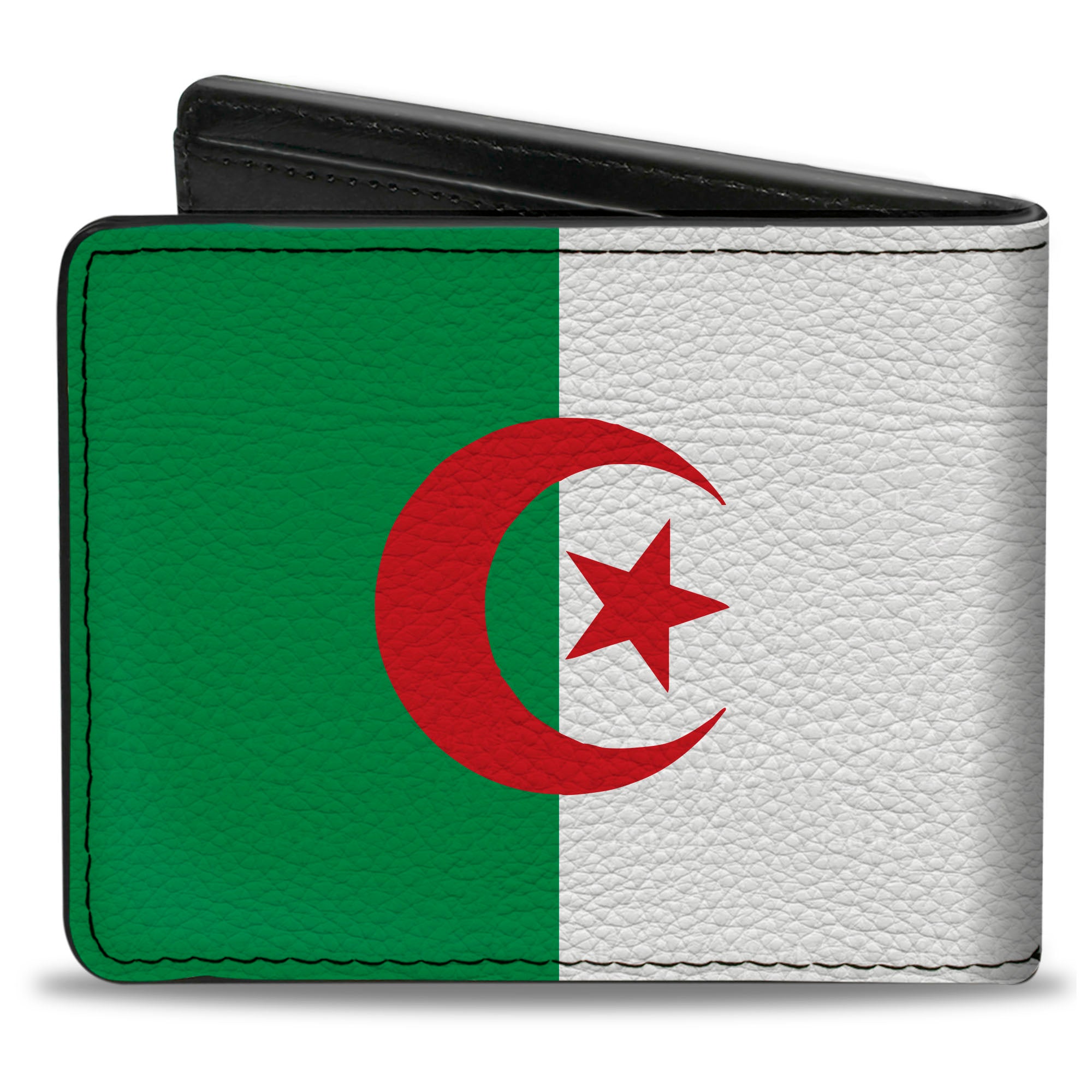 Bi-Fold Wallet - Algeria Flags Bi-Fold Wallets Buckle-Down