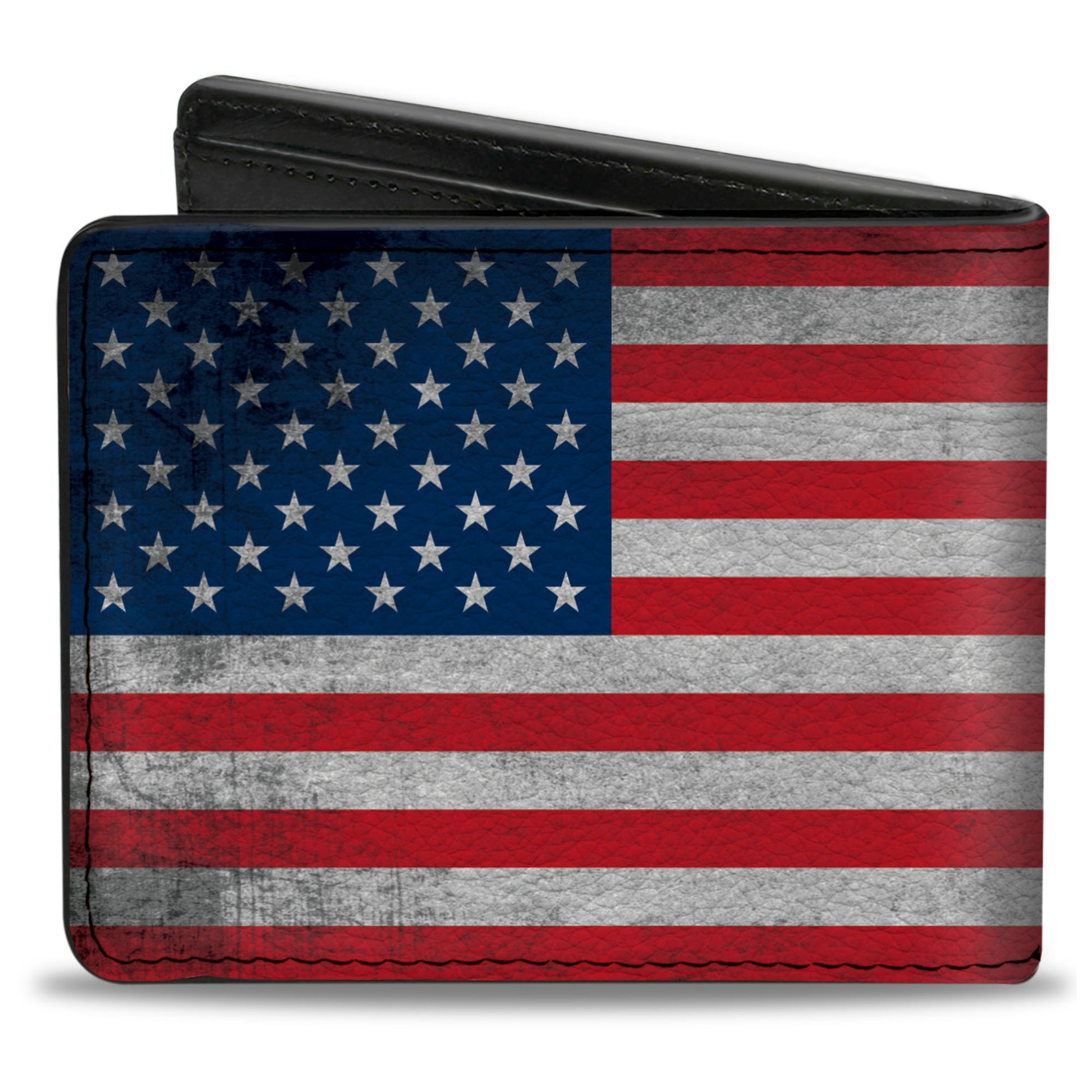 Bi-Fold Wallet - American Flag Distressed Bi-Fold Wallets Buckle-Down