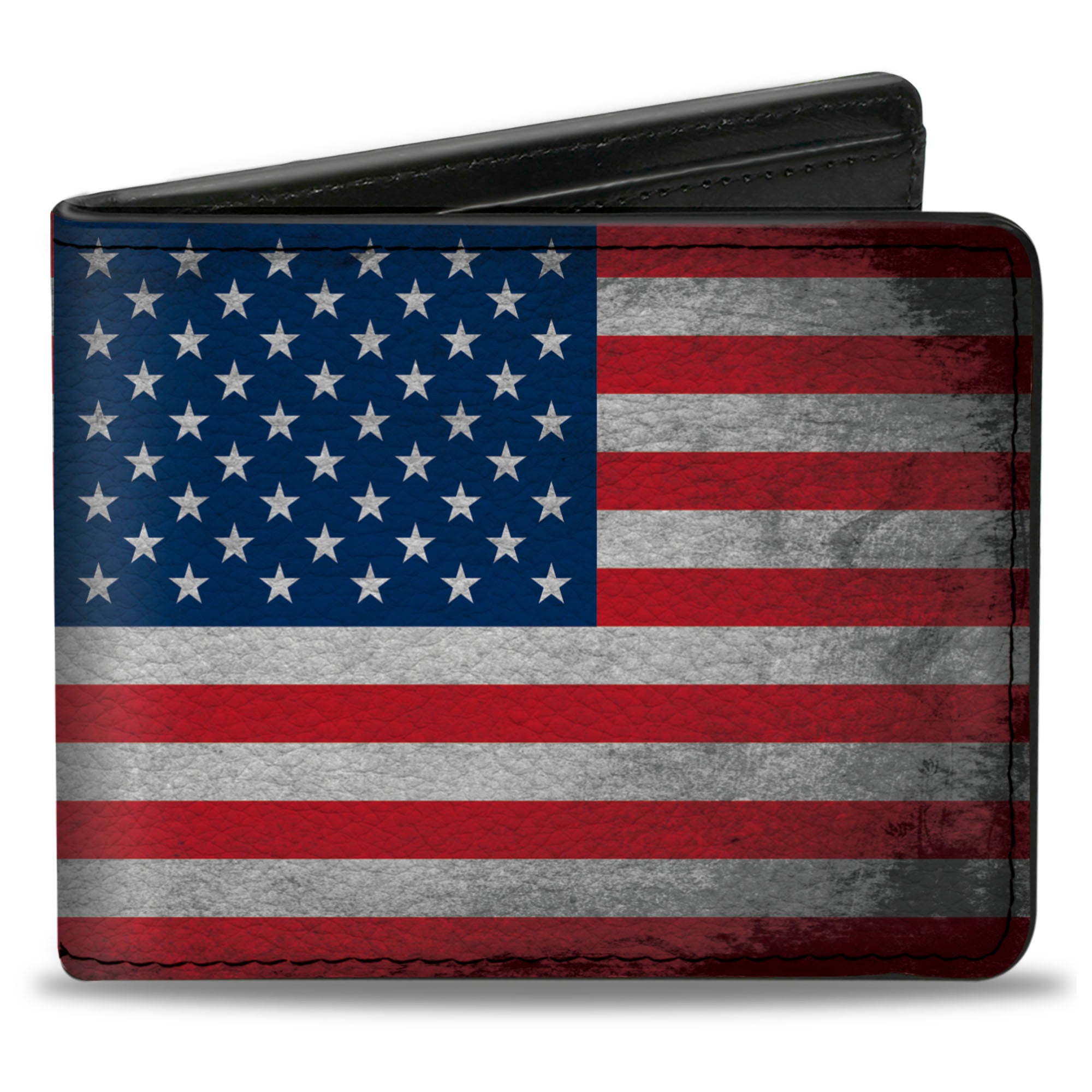 Bi-Fold Wallet - American Flag Distressed Bi-Fold Wallets Buckle-Down