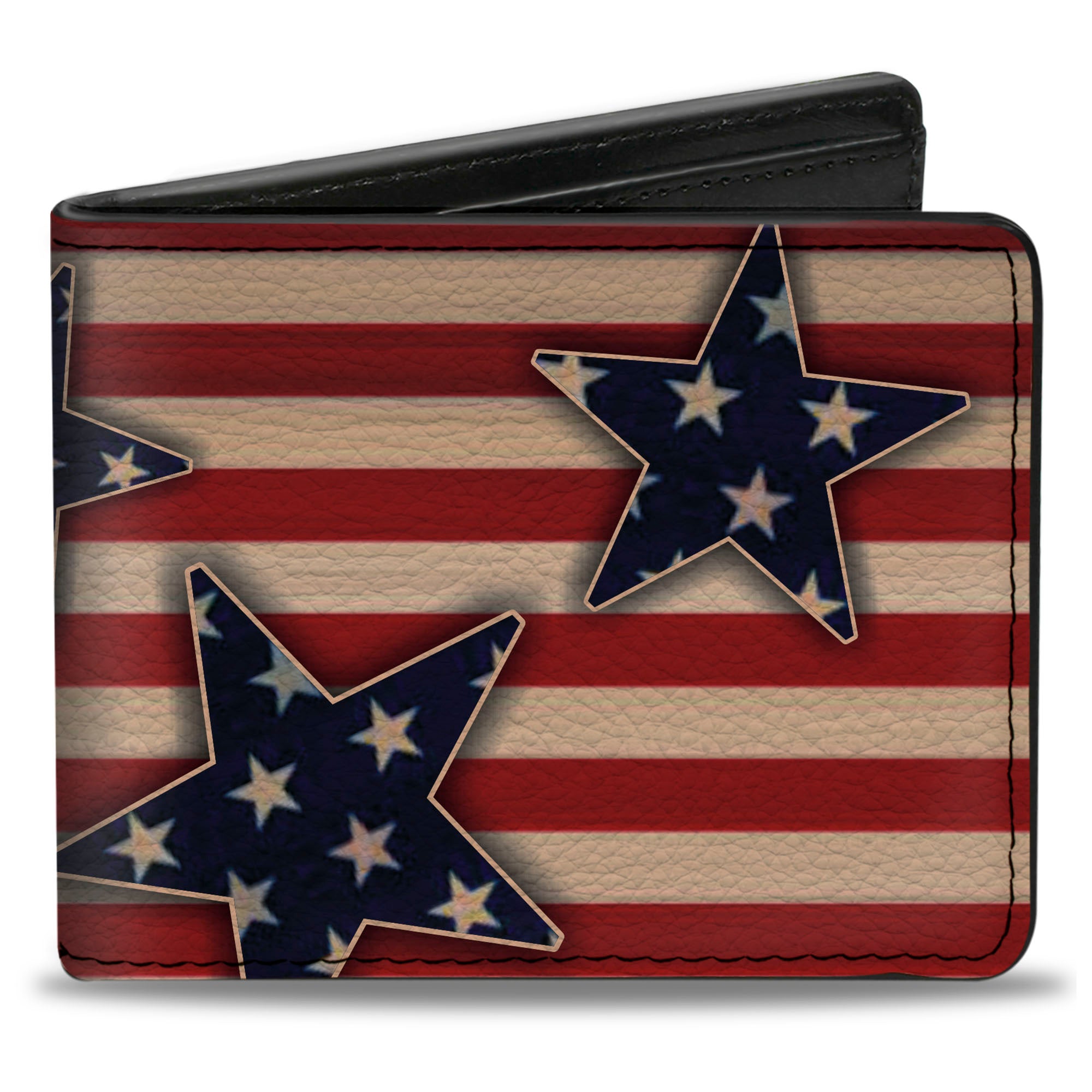 Bi-Fold Wallet - Americana Stars & Stripes Red/White/Blue/White Bi-Fold Wallets Buckle-Down