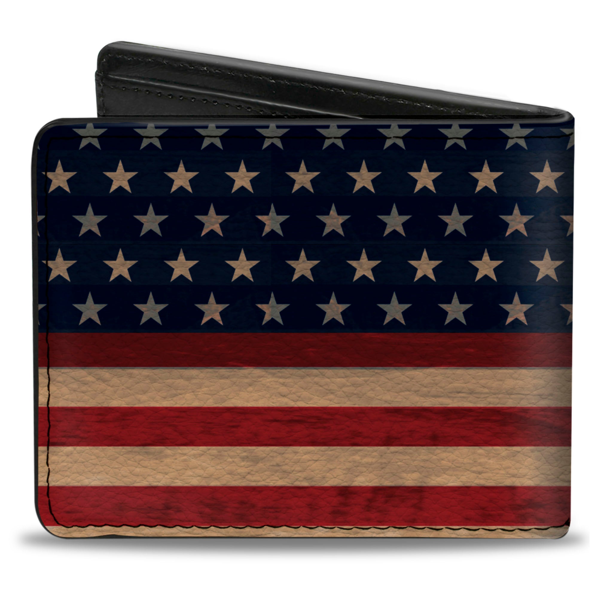 Bi-Fold Wallet - American Flag Stripe Bi-Fold Wallets Buckle-Down
