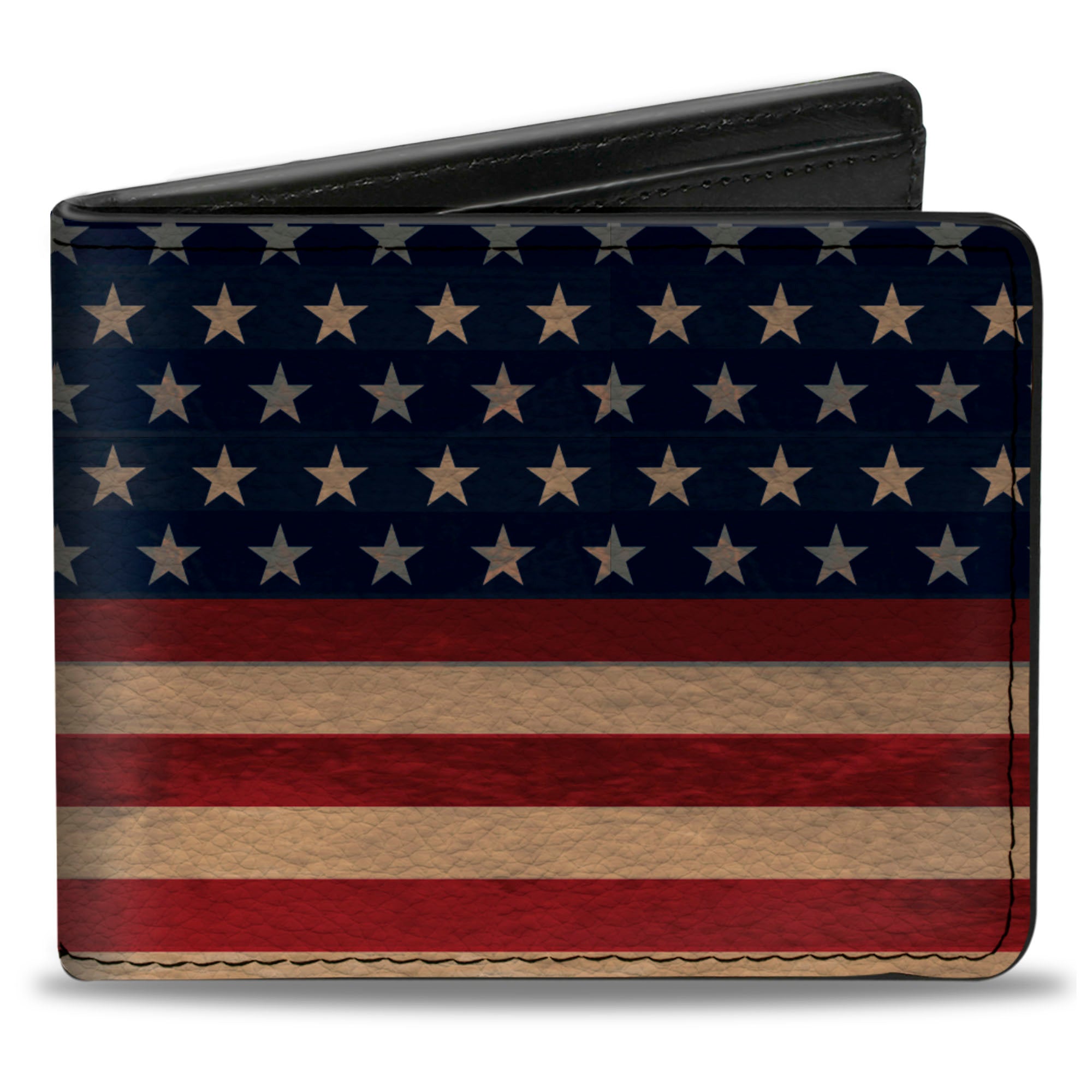 Bi-Fold Wallet - American Flag Stripe Bi-Fold Wallets Buckle-Down