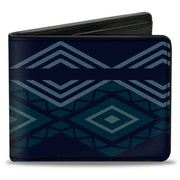 Bi-Fold Wallet - Aztec3 Blues Bi-Fold Wallets Buckle-Down