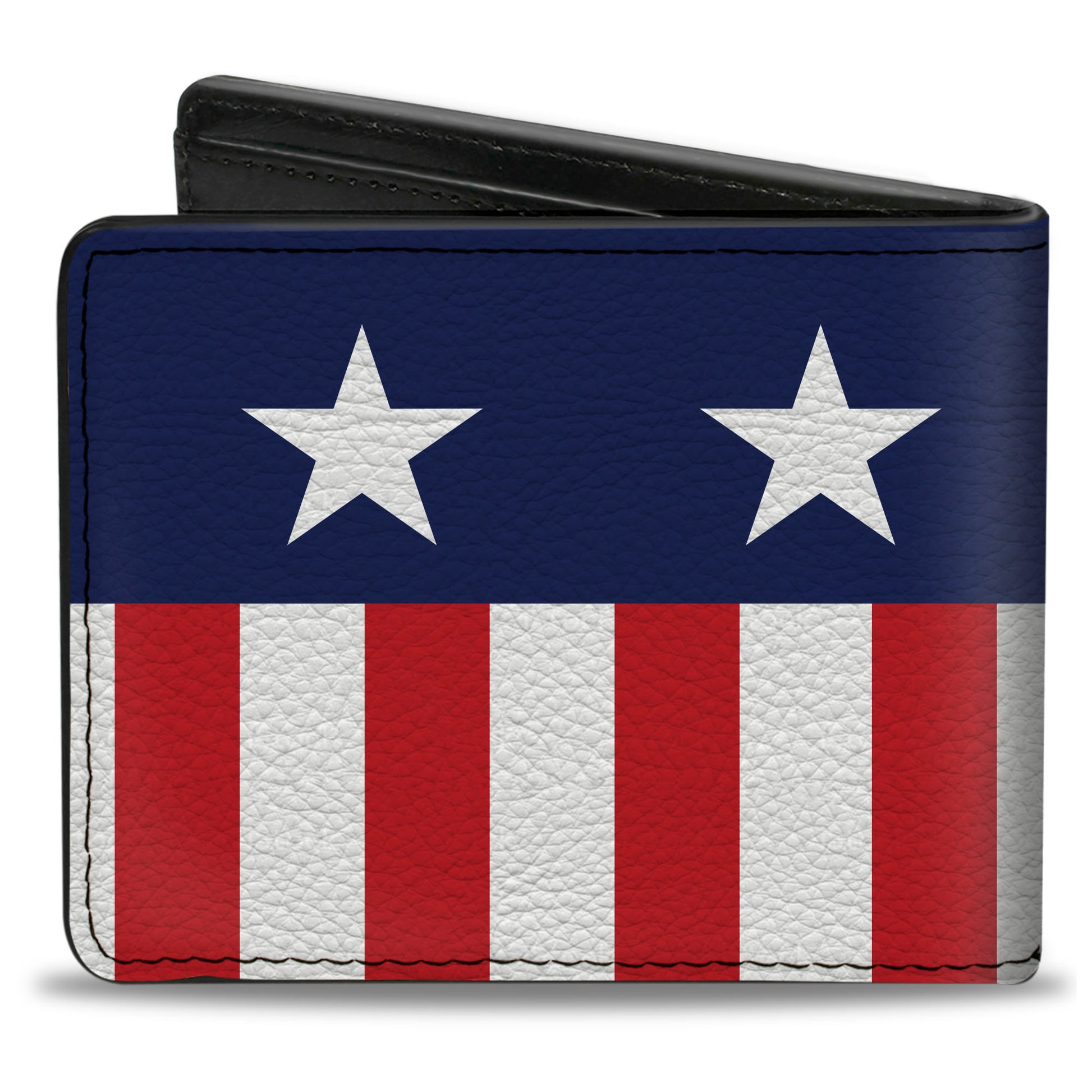 Bi-Fold Wallet - Americana Stars & Stripes2 Blue White Red White Bi-Fold Wallets Buckle-Down