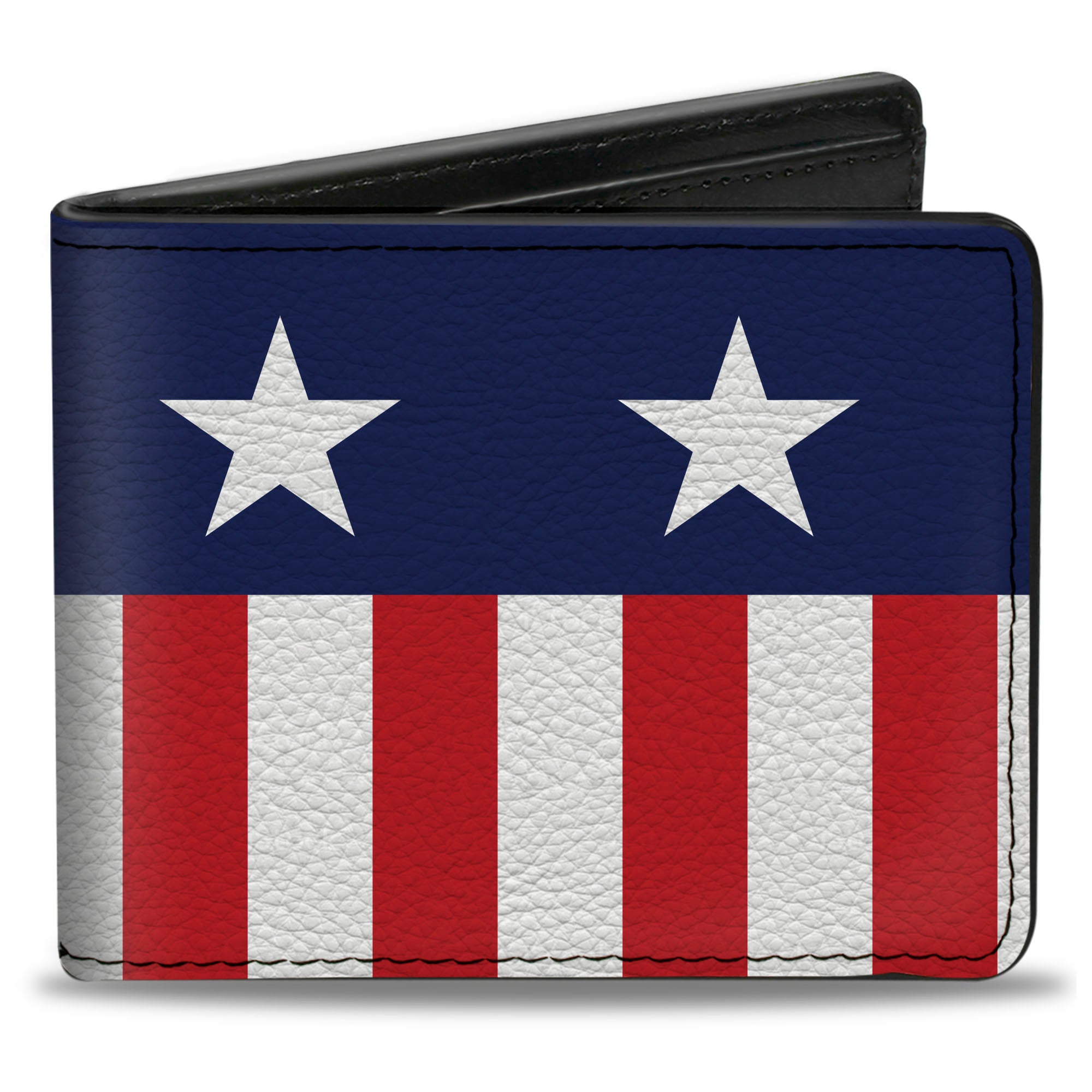 Bi-Fold Wallet - Americana Stars & Stripes2 Blue White Red White Bi-Fold Wallets Buckle-Down