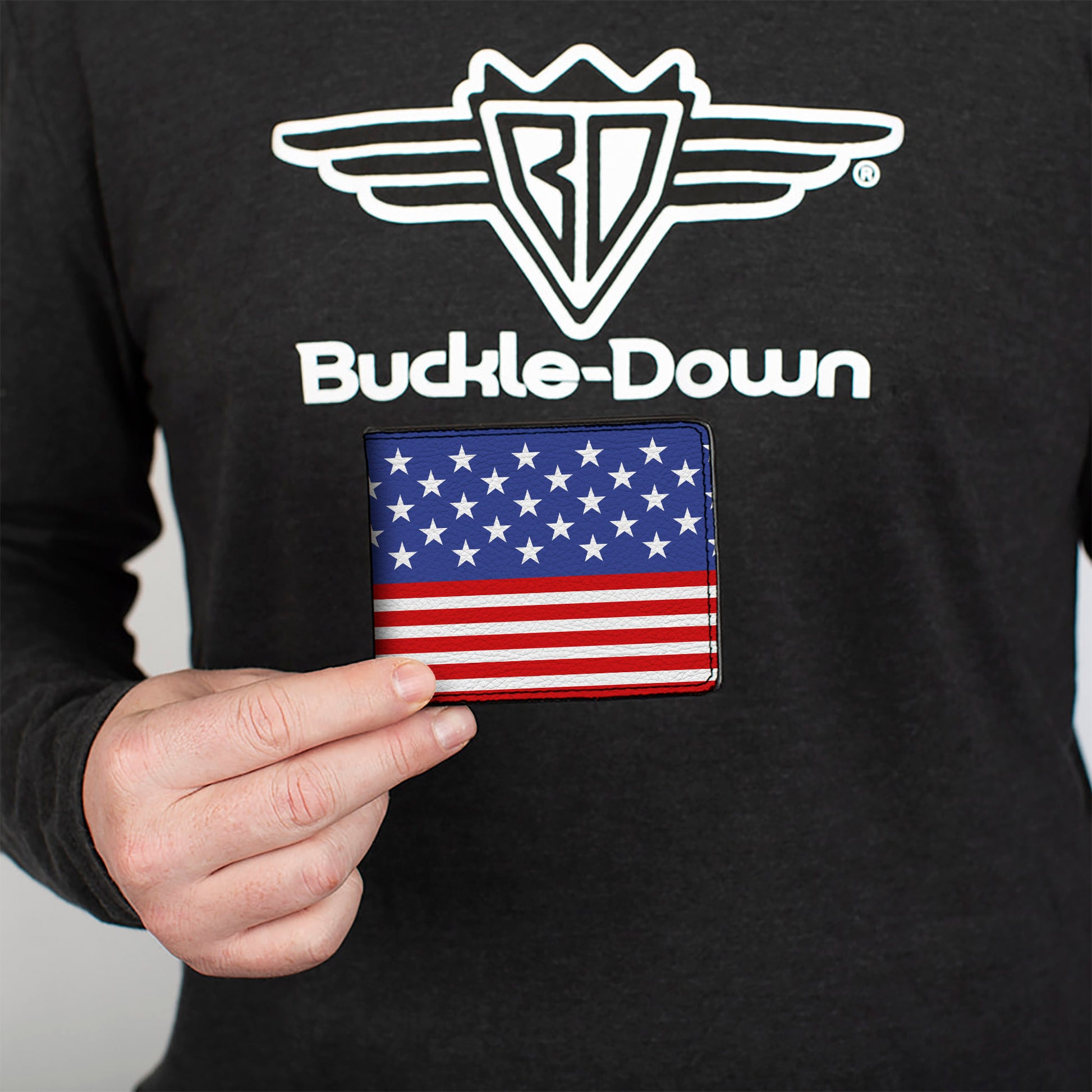 Bi-Fold Wallet - Americana Stars & Stripes3 Red White Blue Bi-Fold Wallets Buckle-Down
