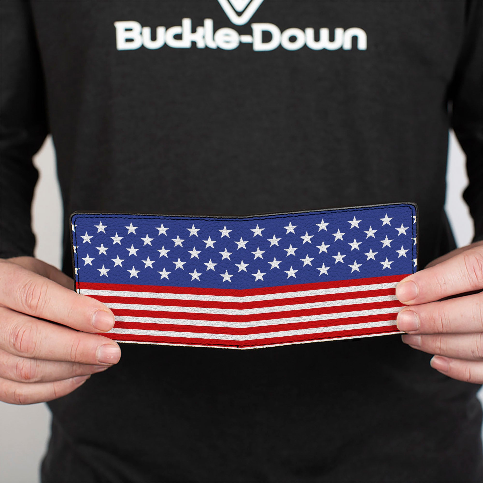 Bi-Fold Wallet - Americana Stars & Stripes3 Red White Blue Bi-Fold Wallets Buckle-Down