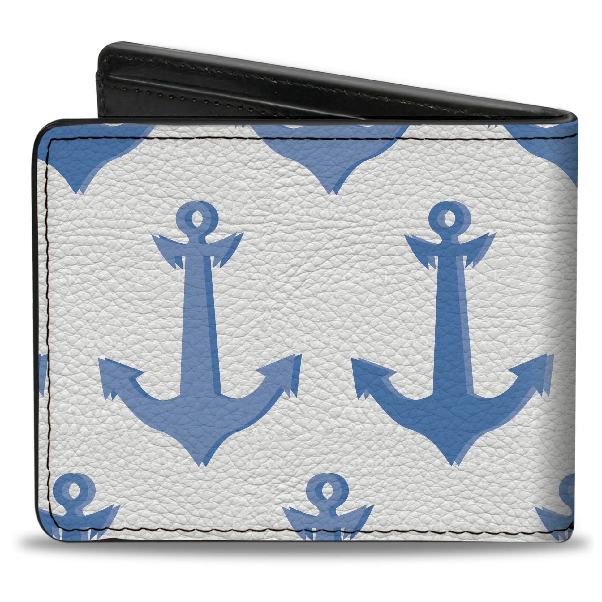 Bi-Fold Wallet - Anchor2 CLOSE-UP Turquoise Blues Bi-Fold Wallets Buckle-Down