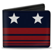 Bi-Fold Wallet - Americana Stars & Stripes4 Blue White Red Bi-Fold Wallets Buckle-Down