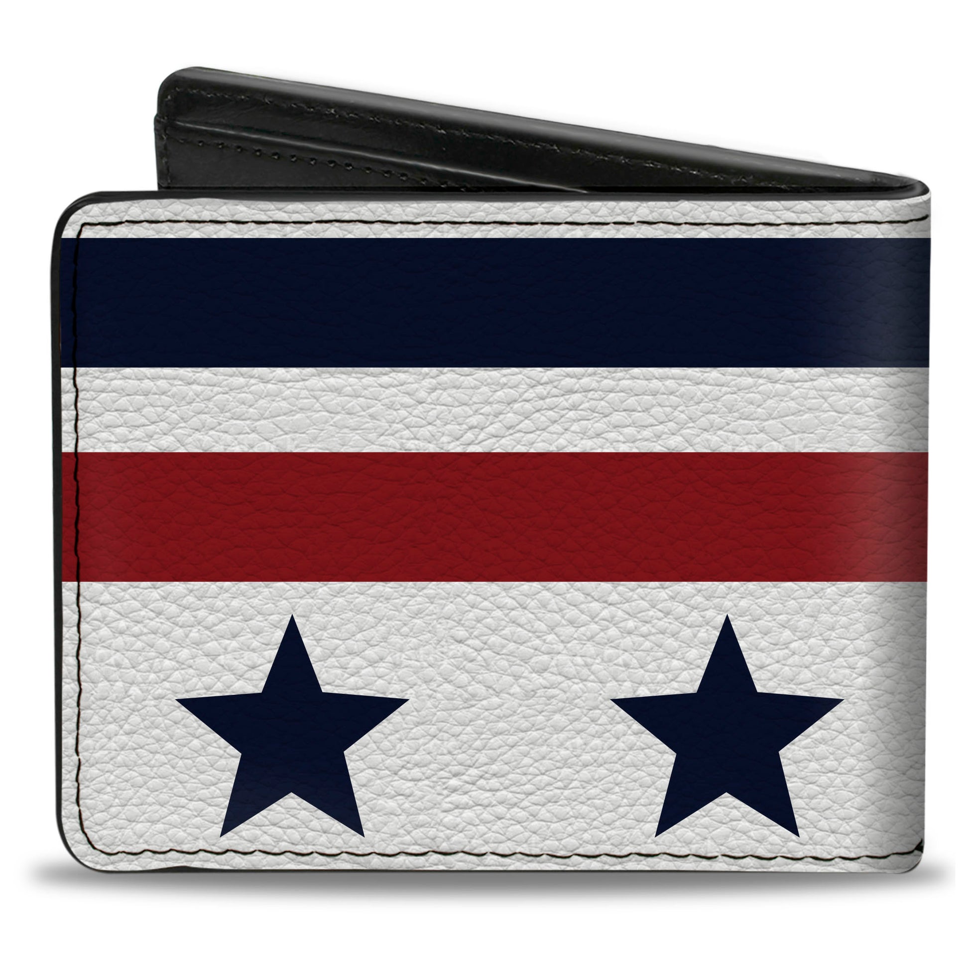 Bi-Fold Wallet - Americana Stars & Stripes5 White Blue Red Bi-Fold Wallets Buckle-Down