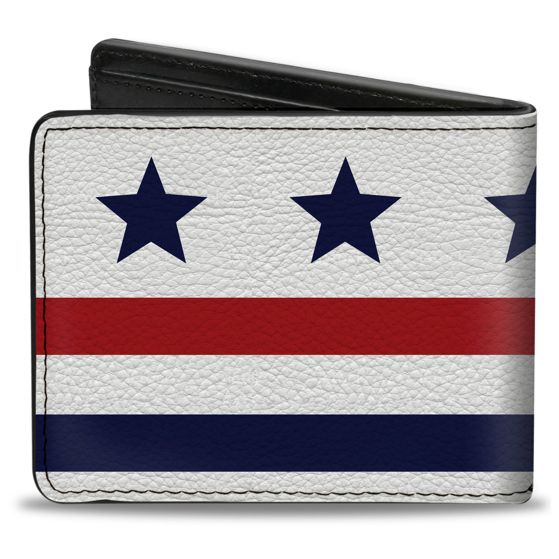 Bi-Fold Wallet - Americana Stars & Stripes7 White Blue Red Bi-Fold Wallets Buckle-Down